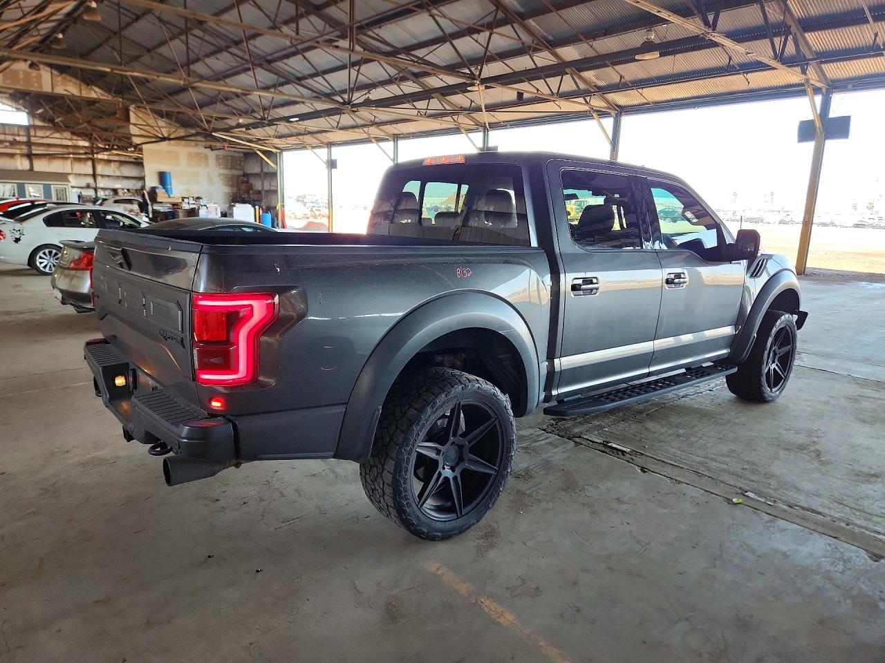 2019 Ford F150 Raptor Gray vin: 1FTFW1RG0KFB79221