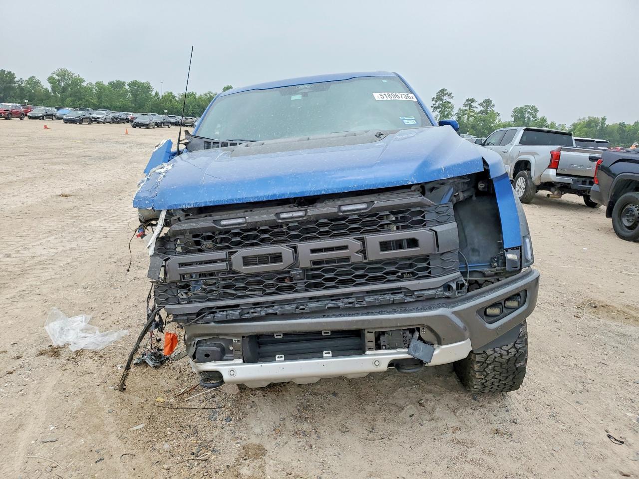 2022 Ford F150 Raptor Blue vin: 1FTFW1RG2NFB25133