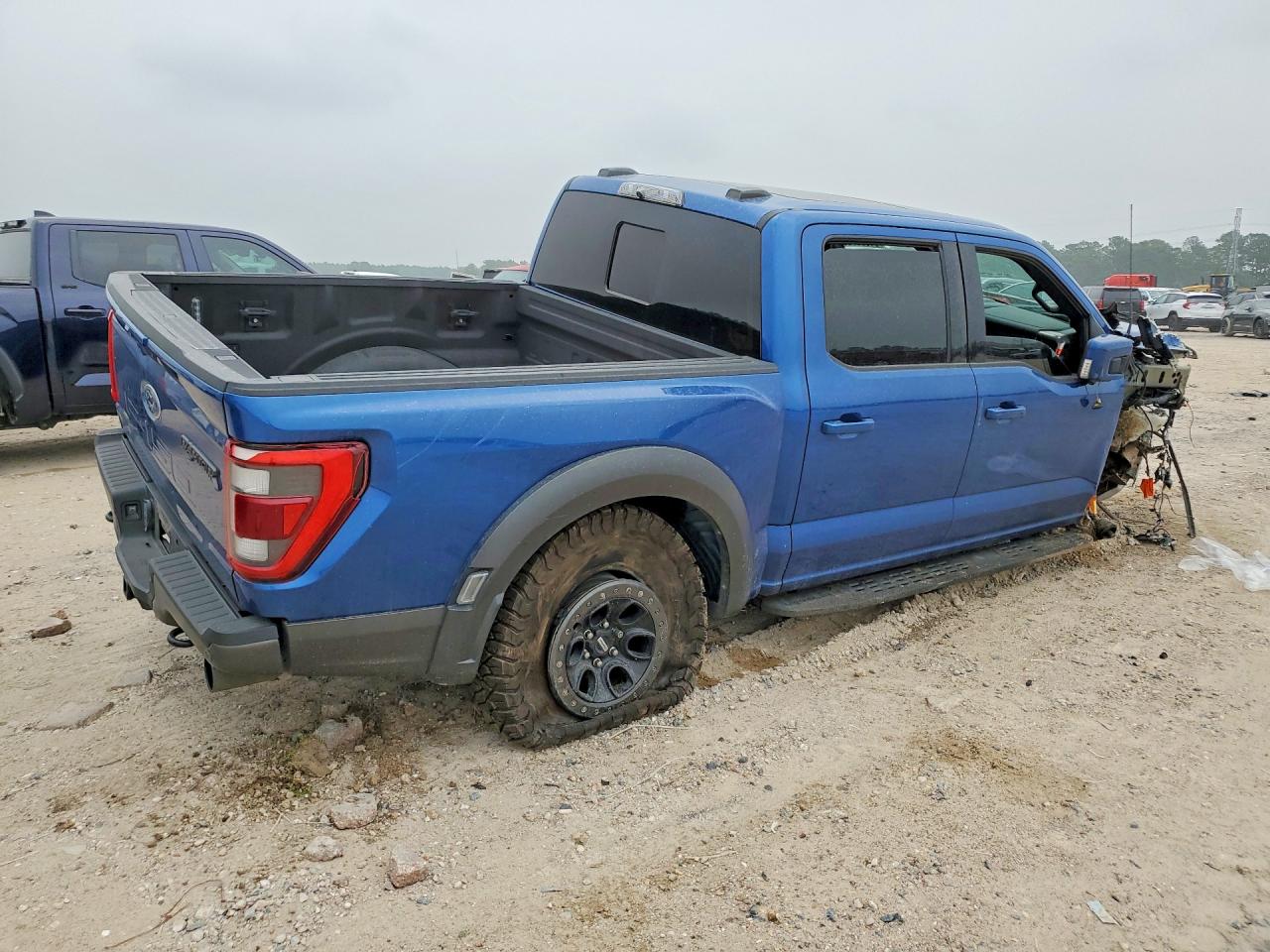 2022 Ford F150 Raptor Blue vin: 1FTFW1RG2NFB25133