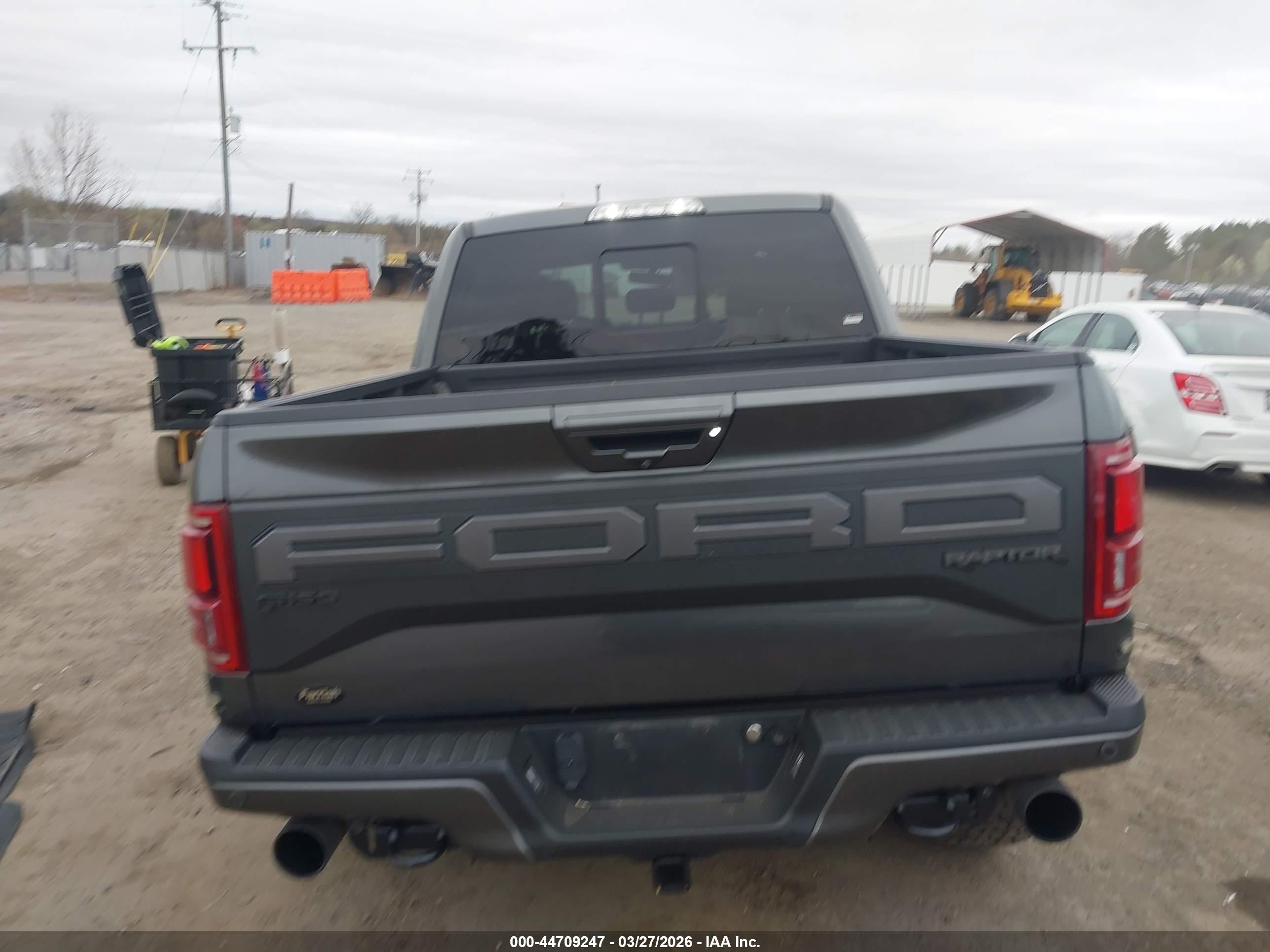 2019 Ford F-150 Raptor Black vin: 1FTFW1RG3KFA54178