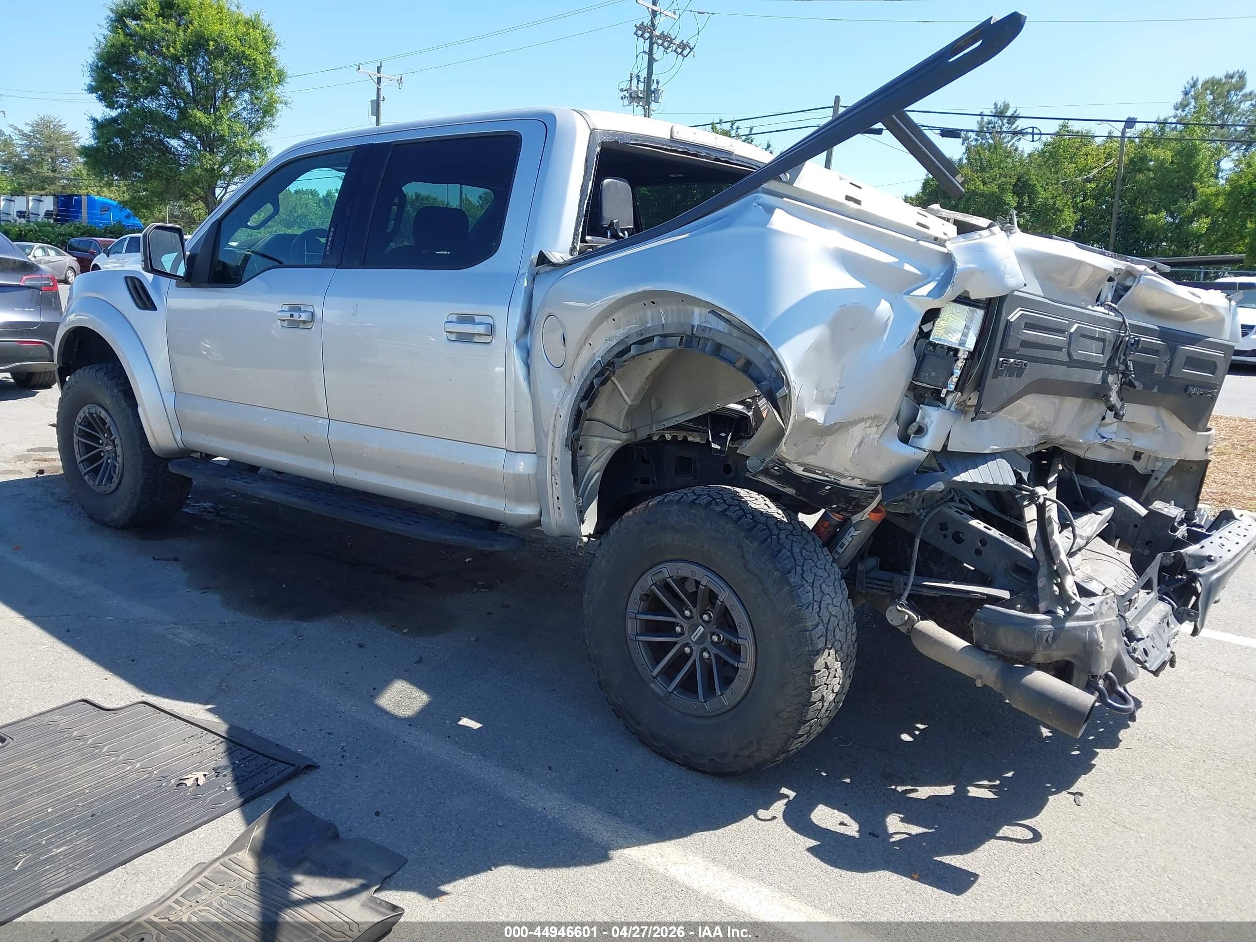 2019 Ford F-150 Raptor Silver vin: 1FTFW1RG4KFA11789
