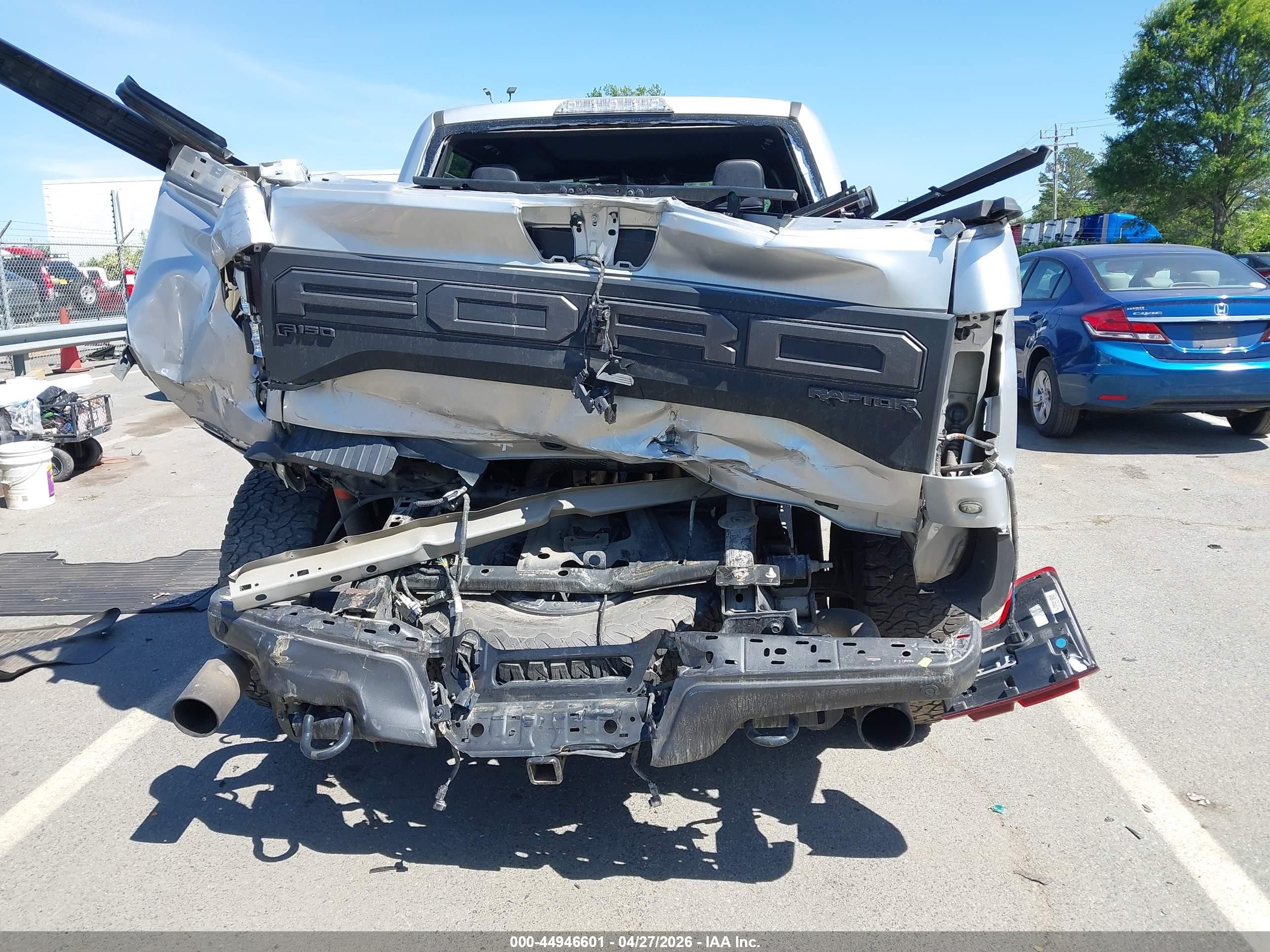 2019 Ford F-150 Raptor Silver vin: 1FTFW1RG4KFA11789