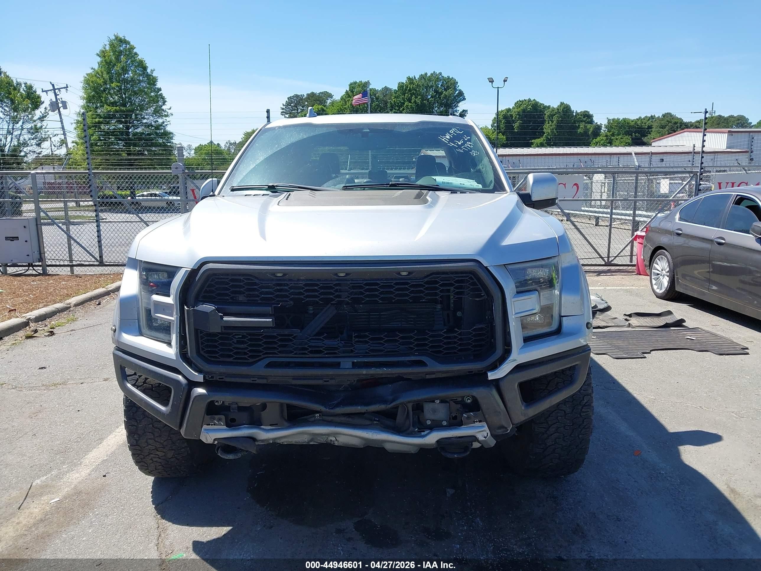 2019 Ford F-150 Raptor Silver vin: 1FTFW1RG4KFA11789