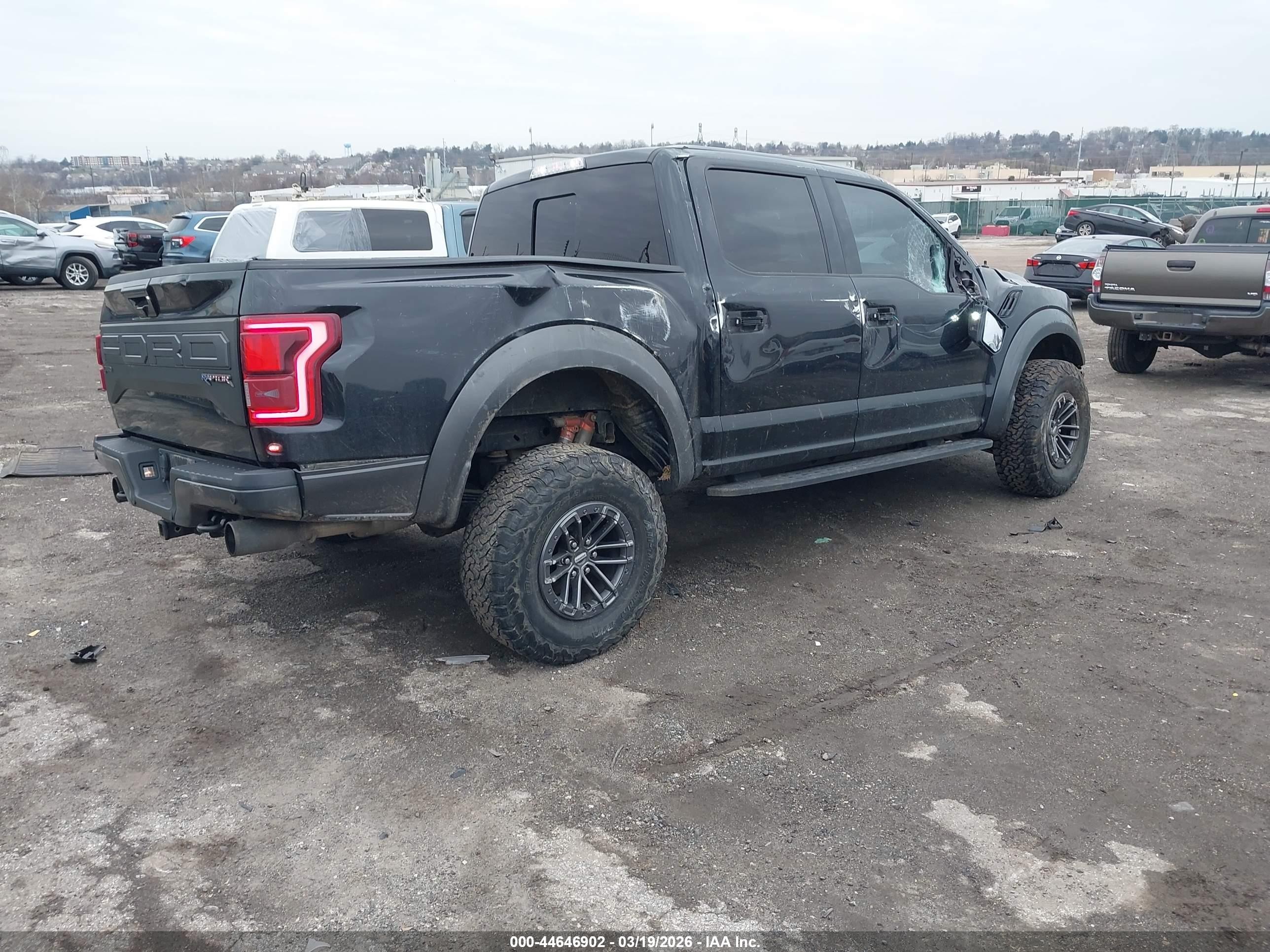 2019 Ford F-150 Raptor Black vin: 1FTFW1RG4KFA54173