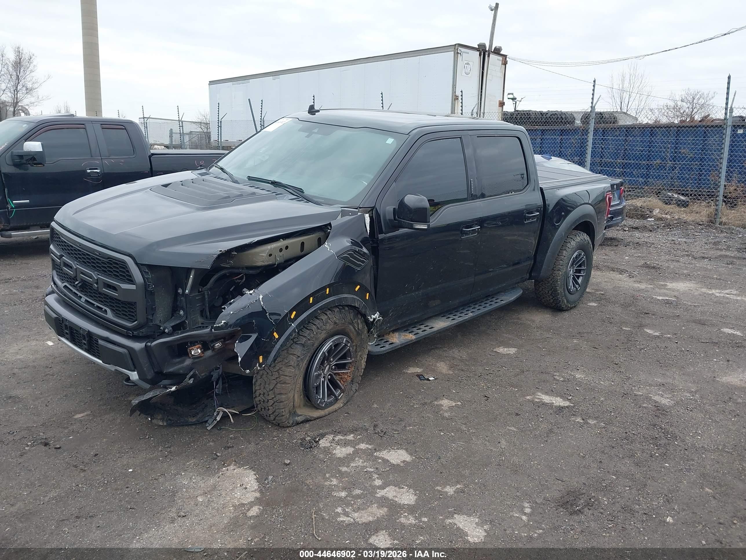 2019 Ford F-150 Raptor Black vin: 1FTFW1RG4KFA54173