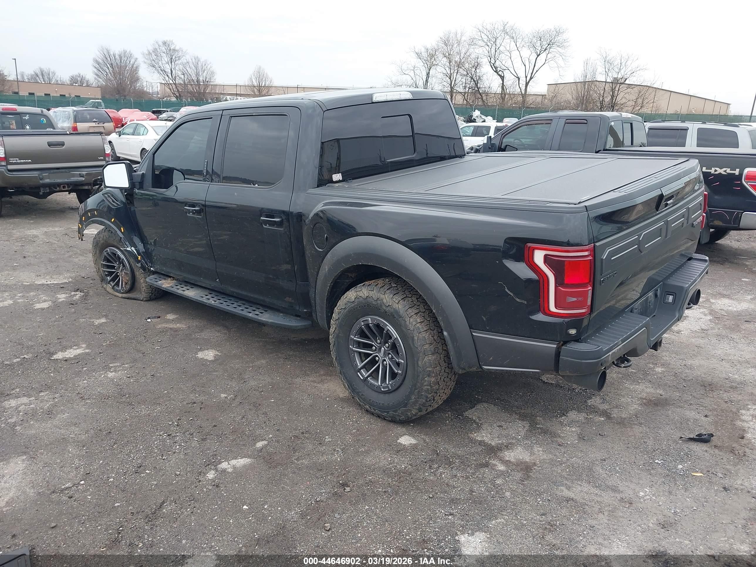 2019 Ford F-150 Raptor Black vin: 1FTFW1RG4KFA54173