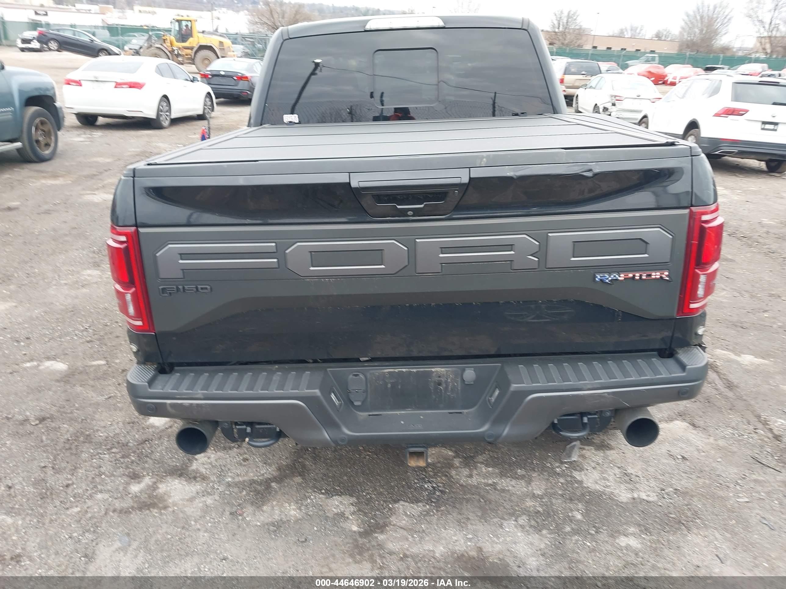 2019 Ford F-150 Raptor Black vin: 1FTFW1RG4KFA54173