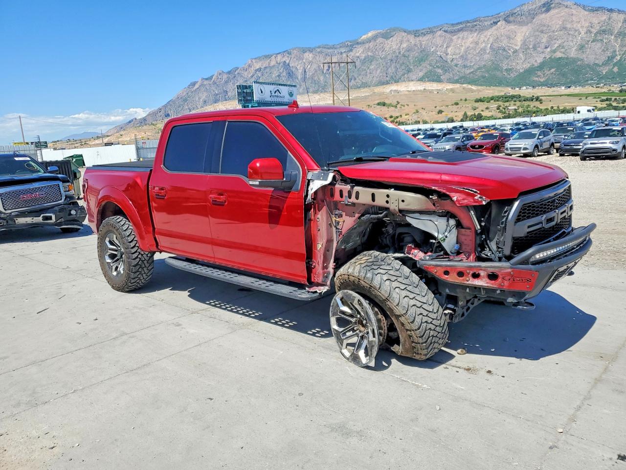 2020 Ford F150 Raptor Red vin: 1FTFW1RG4LFB79952