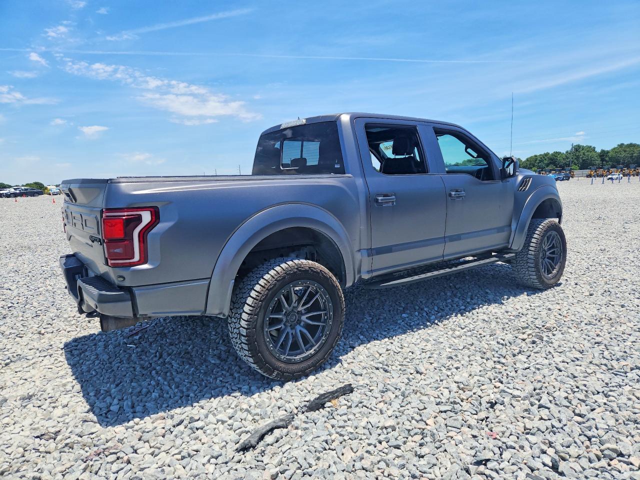 2018 Ford F150 Raptor Gray vin: 1FTFW1RG6JFB63801