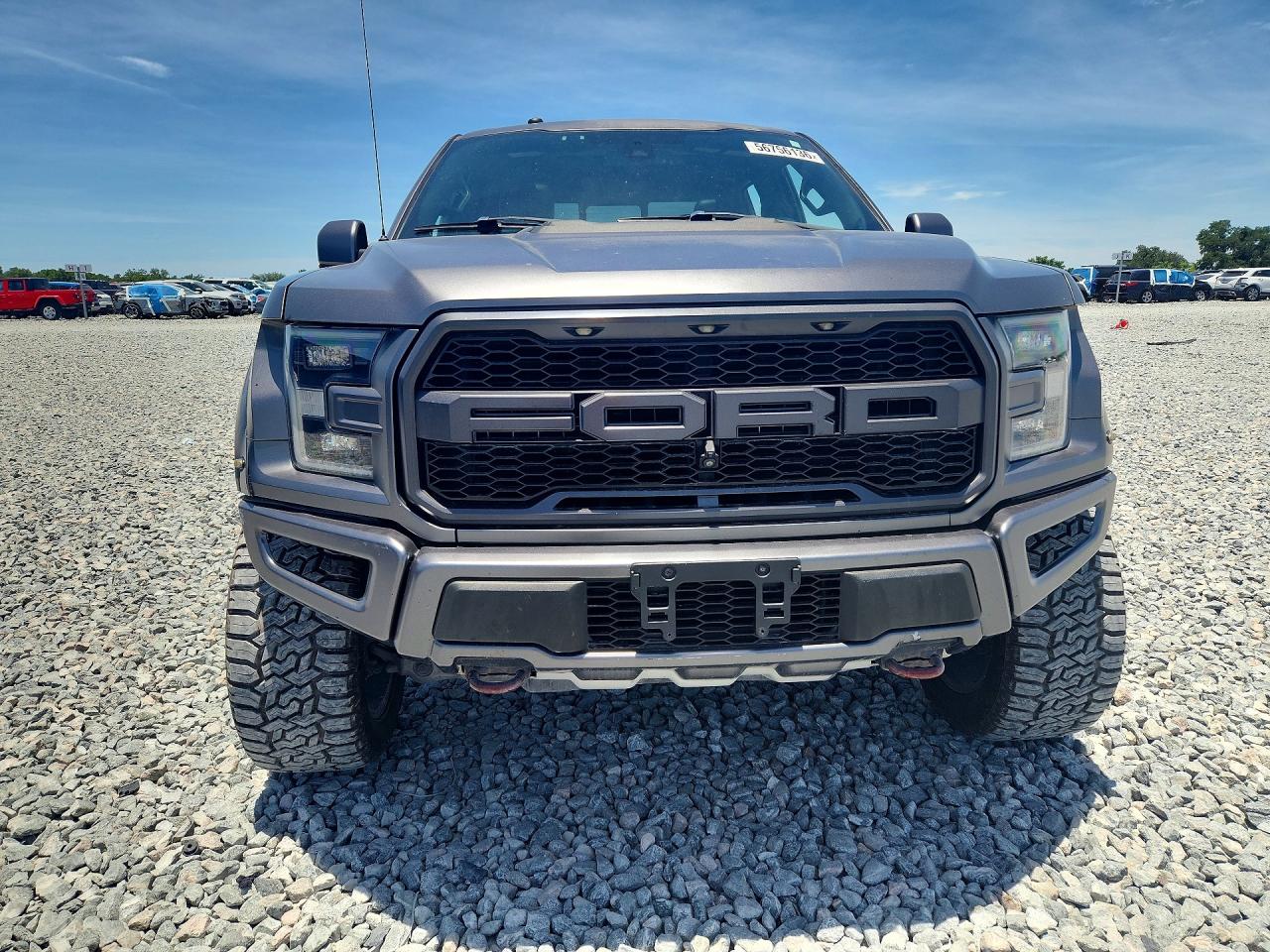 2018 Ford F150 Raptor Gray vin: 1FTFW1RG6JFB63801