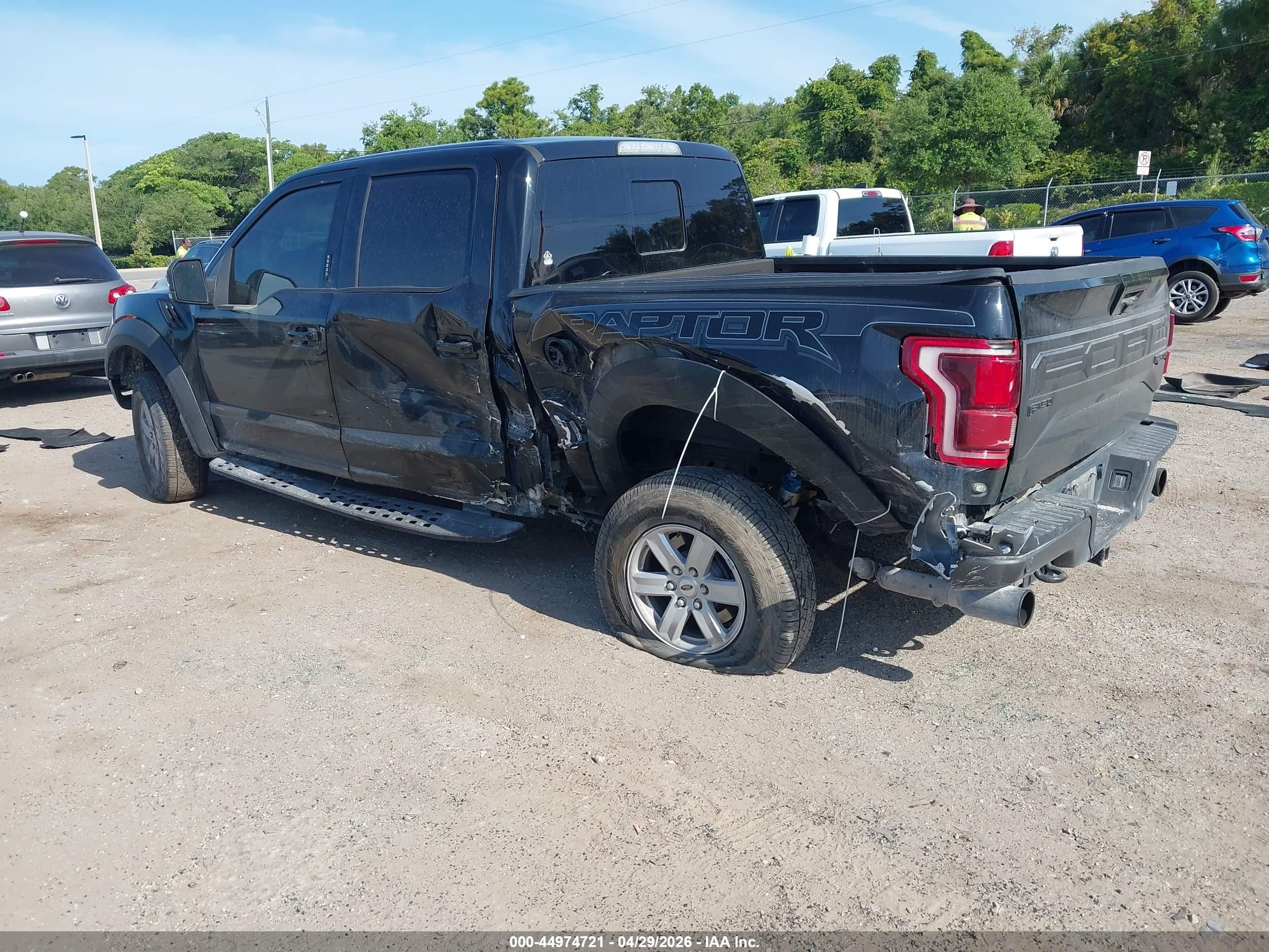 2018 Ford F-150 Raptor Black vin: 1FTFW1RG7JFE59930
