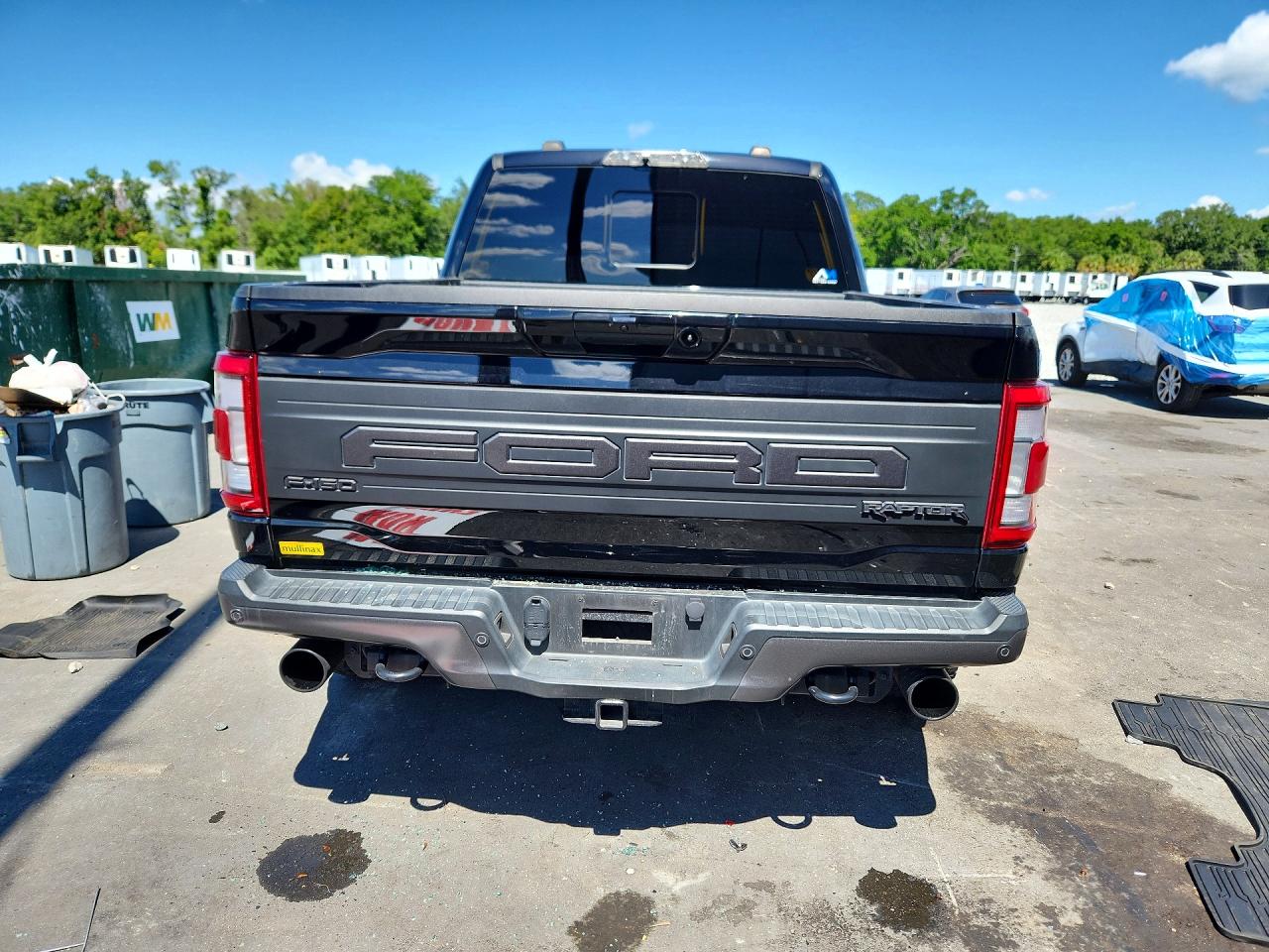 2022 Ford F150 Raptor Black vin: 1FTFW1RG7NFB77938