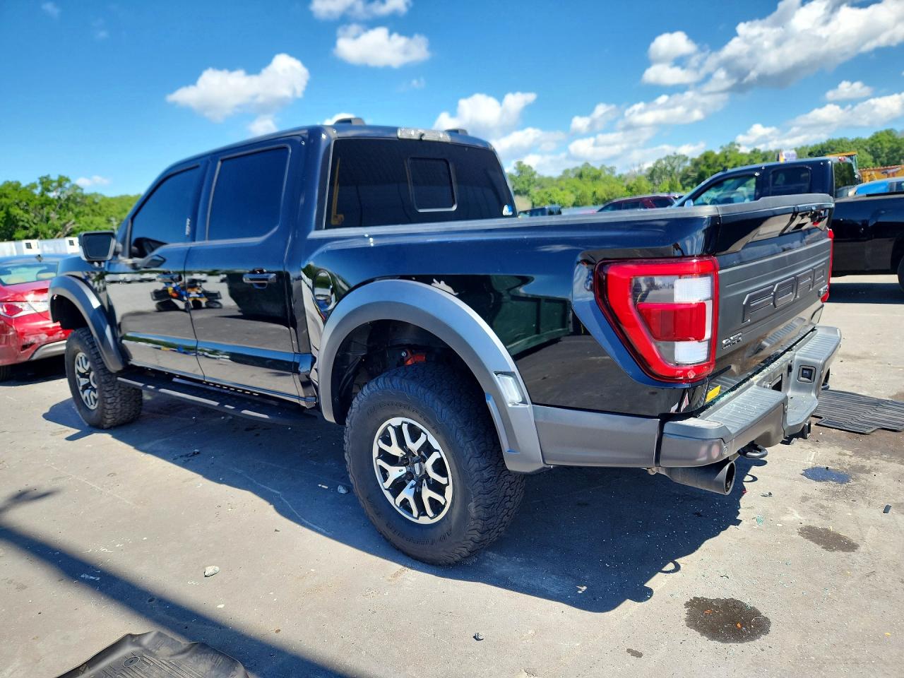 2022 Ford F150 Raptor Black vin: 1FTFW1RG7NFB77938