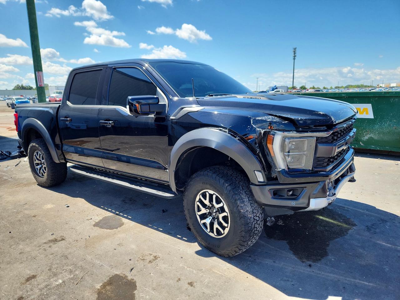 2022 Ford F150 Raptor Black vin: 1FTFW1RG7NFB77938