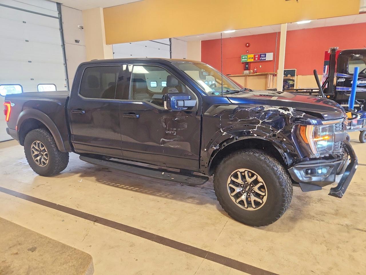 2023 Ford F150 Raptor Blue vin: 1FTFW1RG7PFC53953