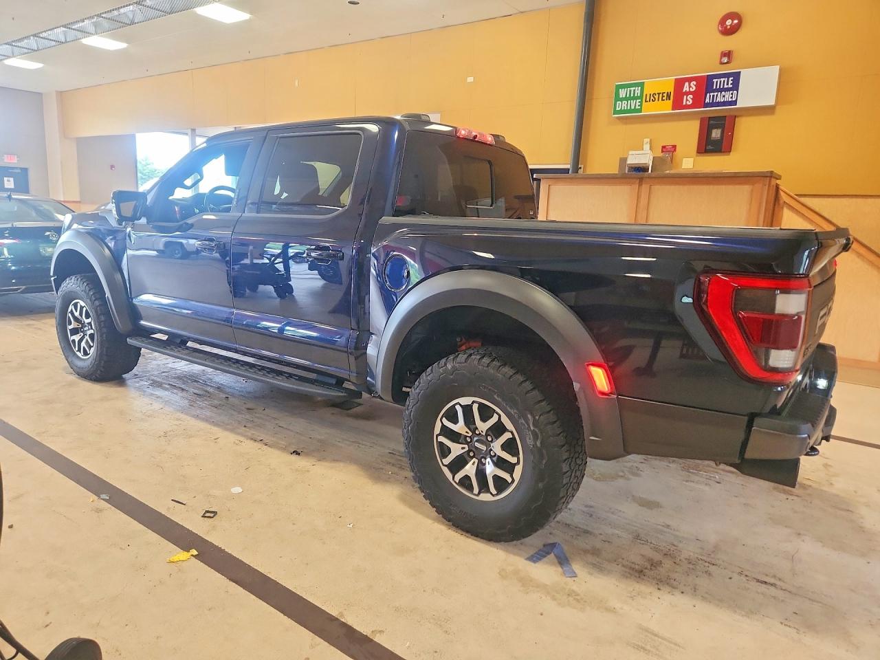 2023 Ford F150 Raptor Blue vin: 1FTFW1RG7PFC53953