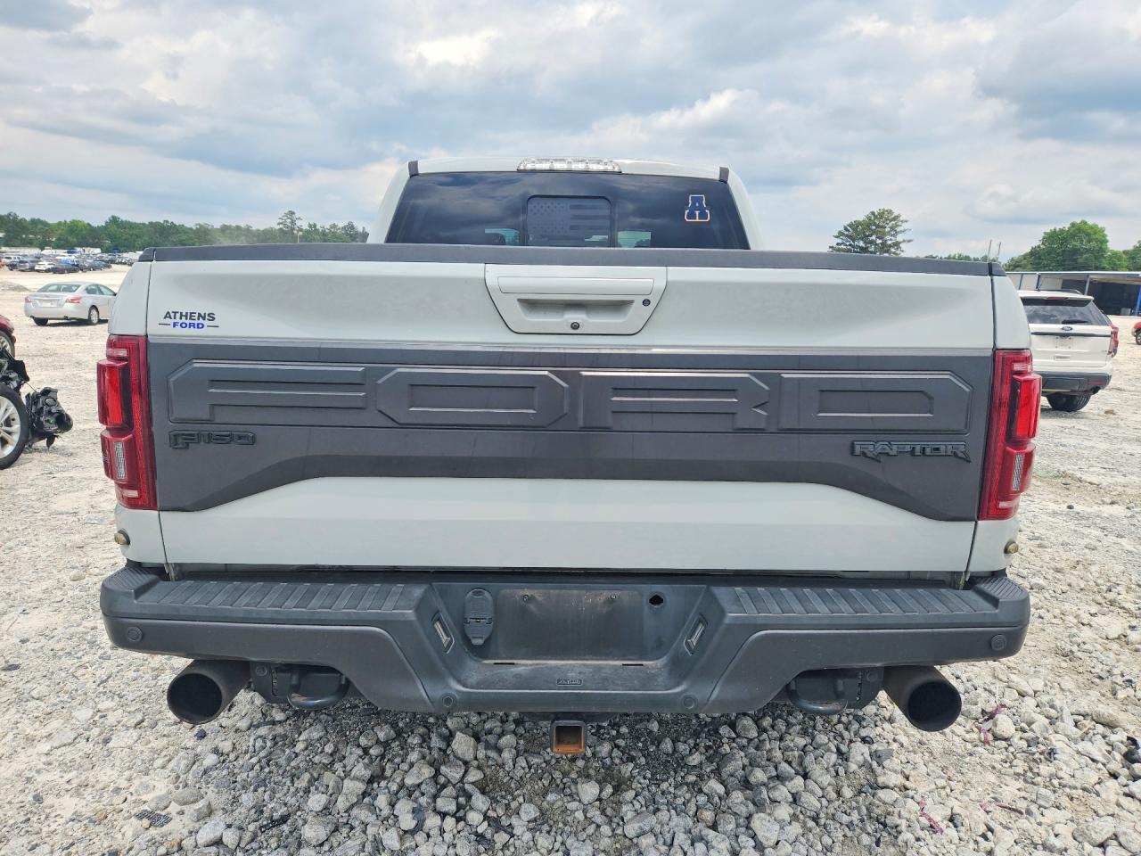 2017 Ford F150 Raptor Gray vin: 1FTFW1RG8HFC18260