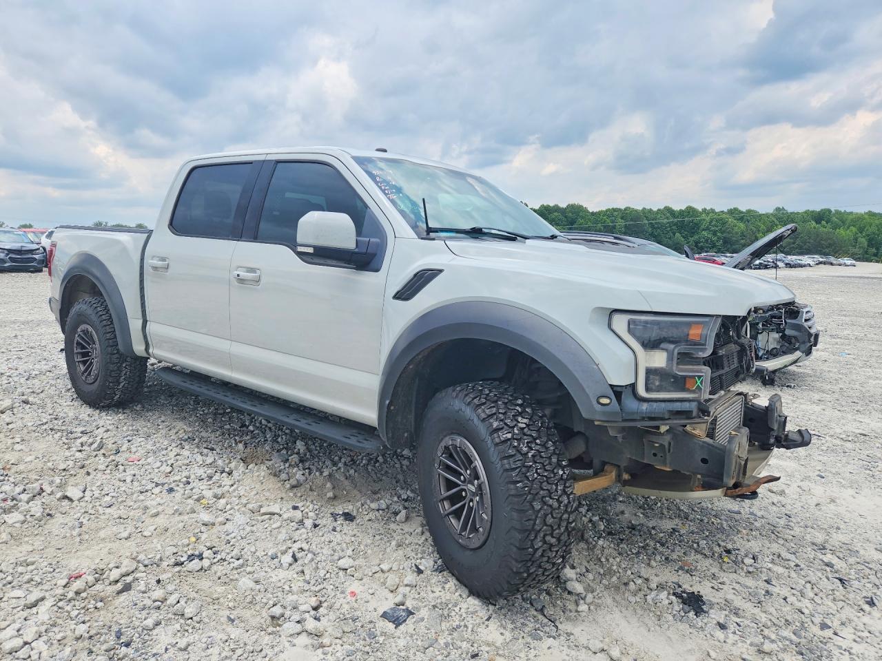 2017 Ford F150 Raptor Gray vin: 1FTFW1RG8HFC18260