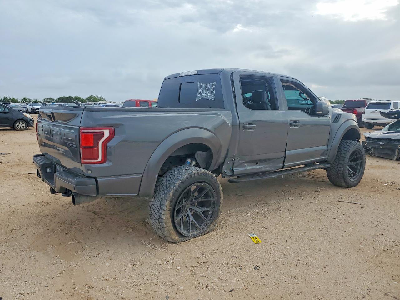 2018 Ford F150 Raptor Gray vin: 1FTFW1RGXJFB81962