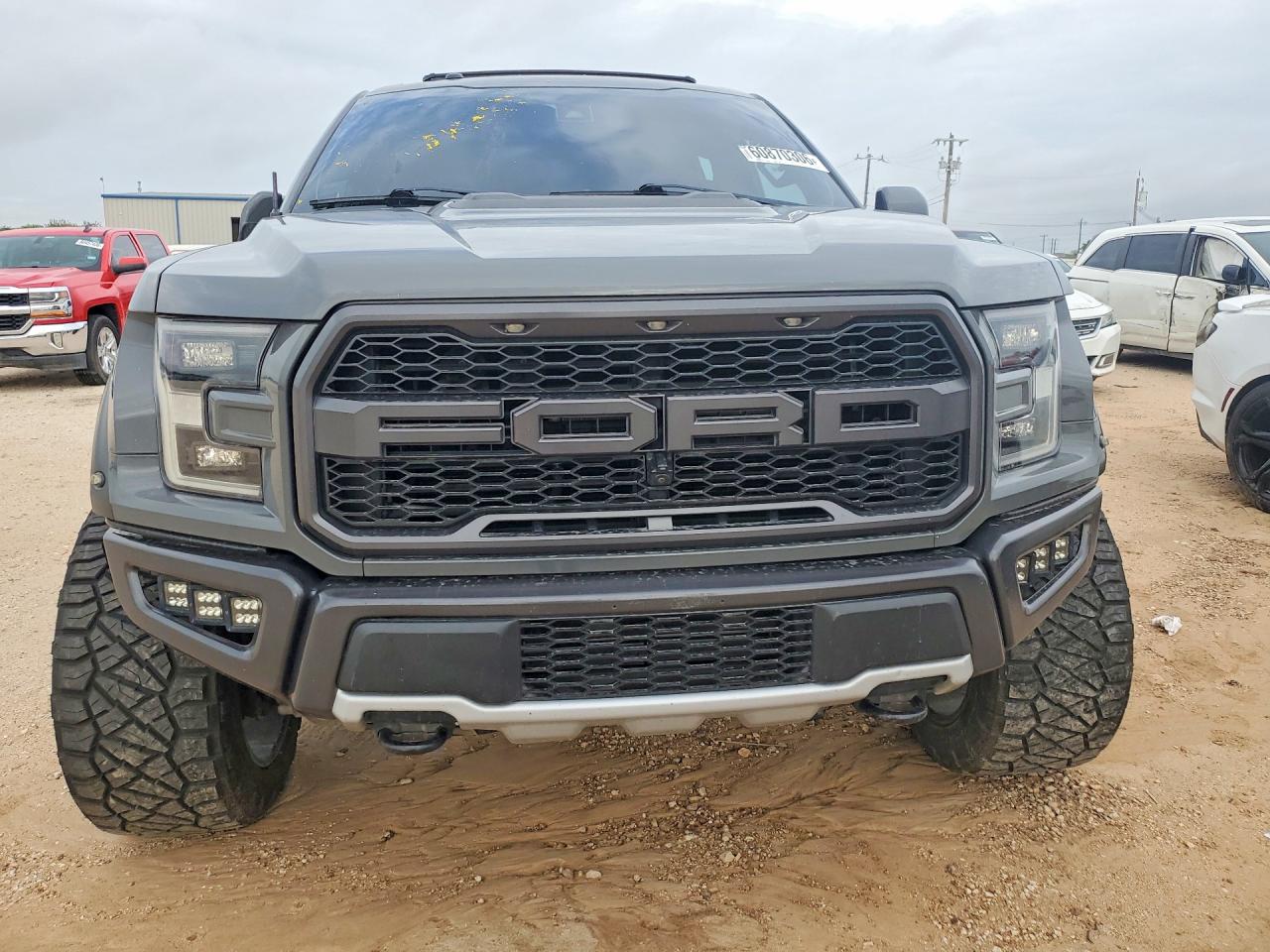 2018 Ford F150 Raptor Gray vin: 1FTFW1RGXJFB81962