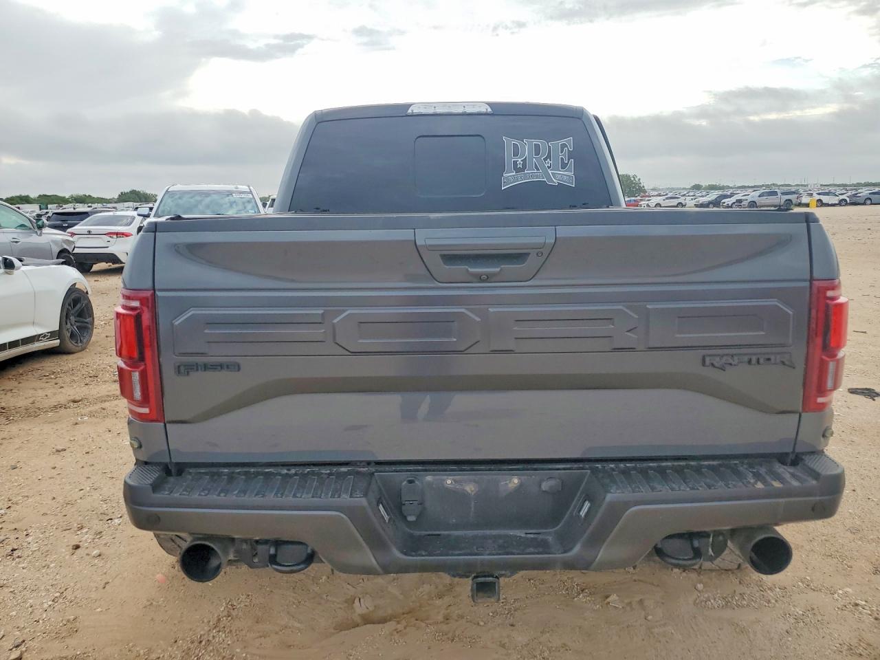 2018 Ford F150 Raptor Gray vin: 1FTFW1RGXJFB81962