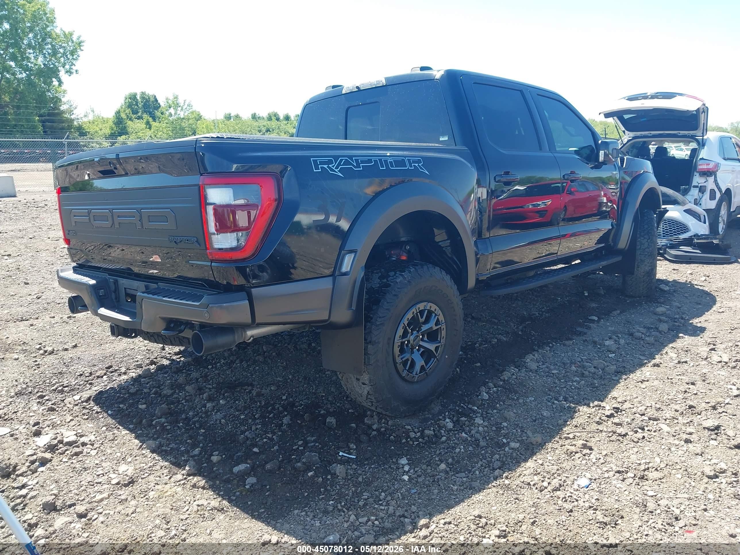 2021 Ford F-150 Raptor Black vin: 1FTFW1RGXMFC44269