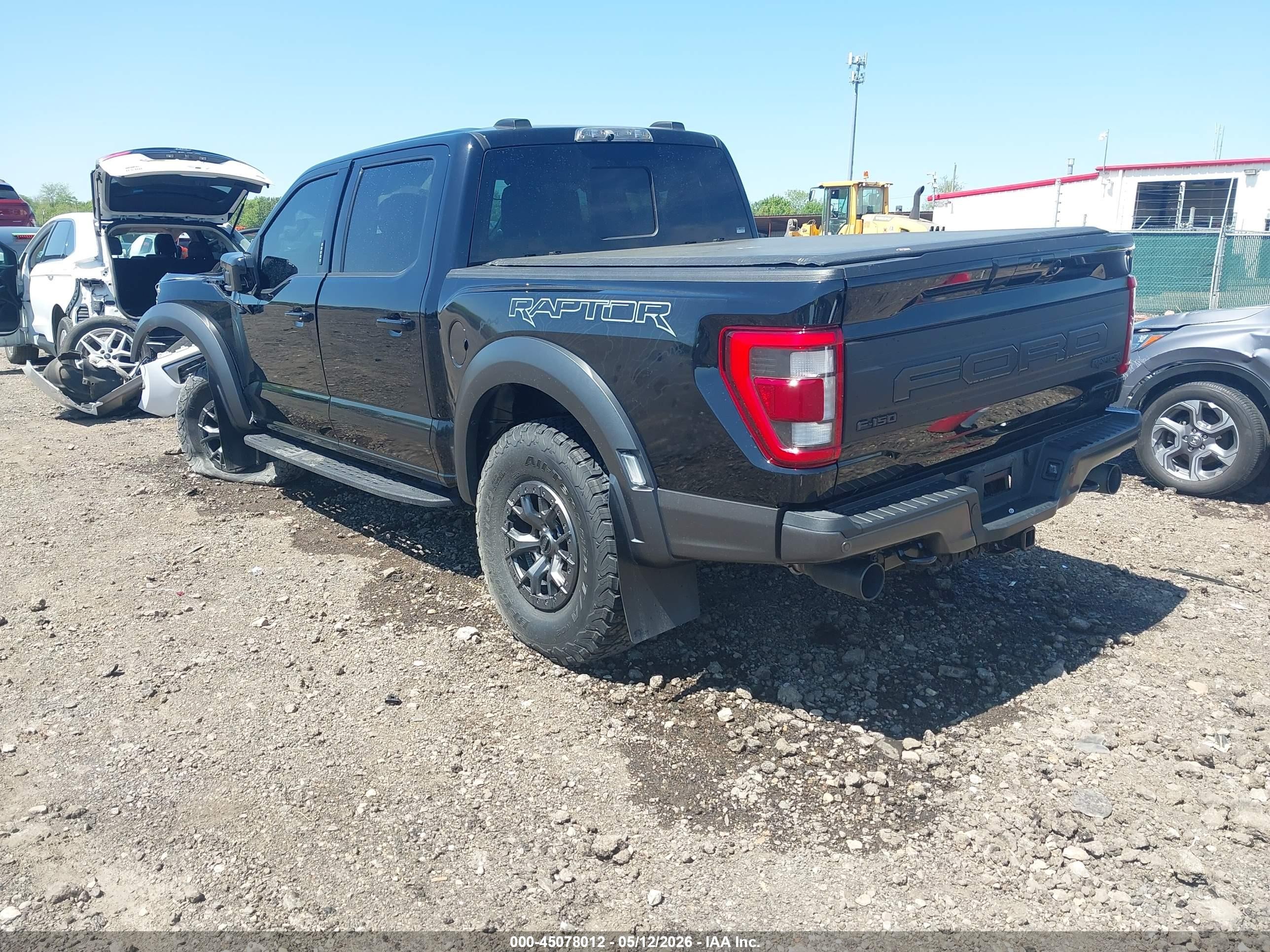 2021 Ford F-150 Raptor Black vin: 1FTFW1RGXMFC44269