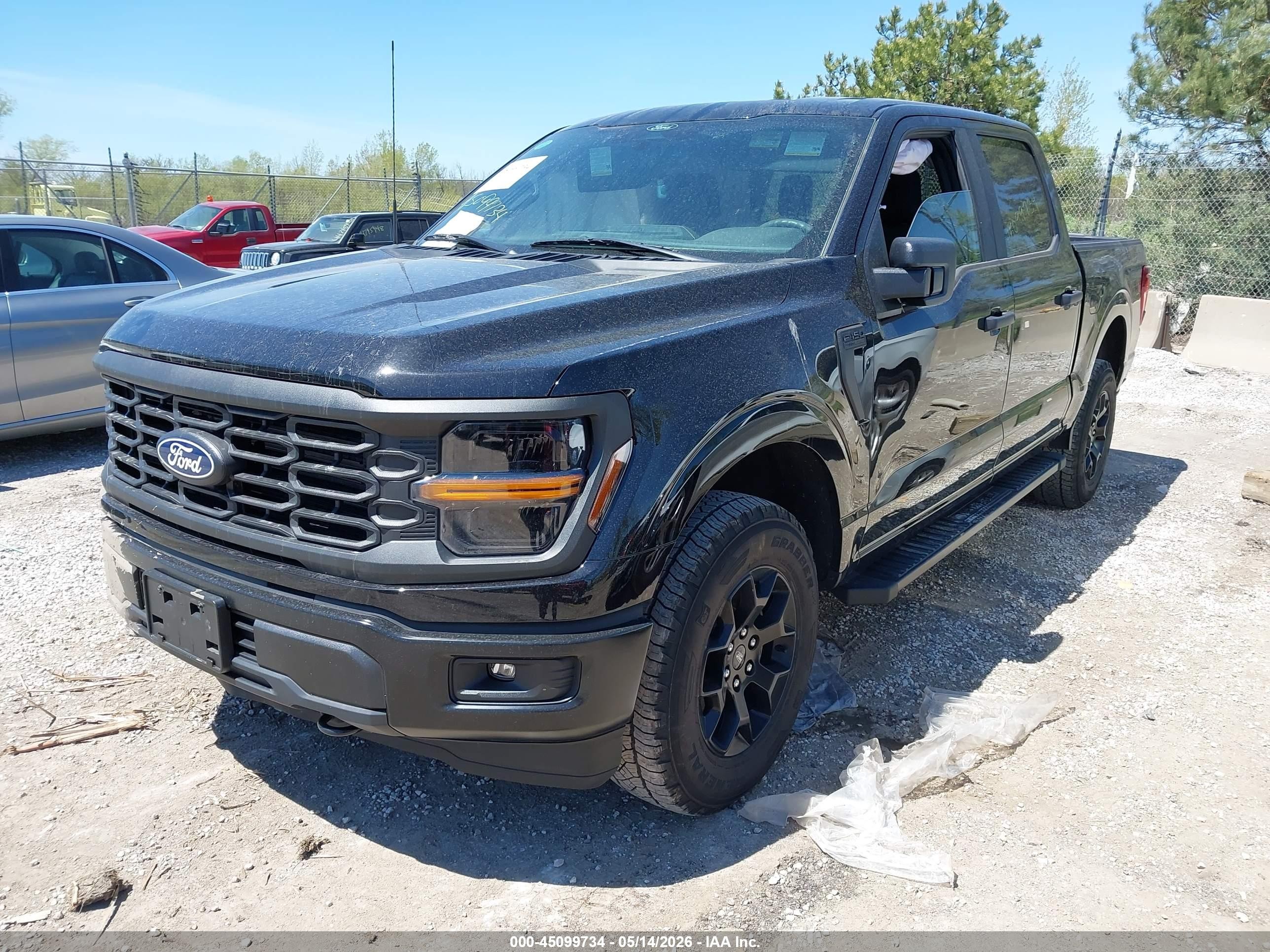 2024 Ford F-150 Stx Black vin: 1FTFW2L52RFA35032