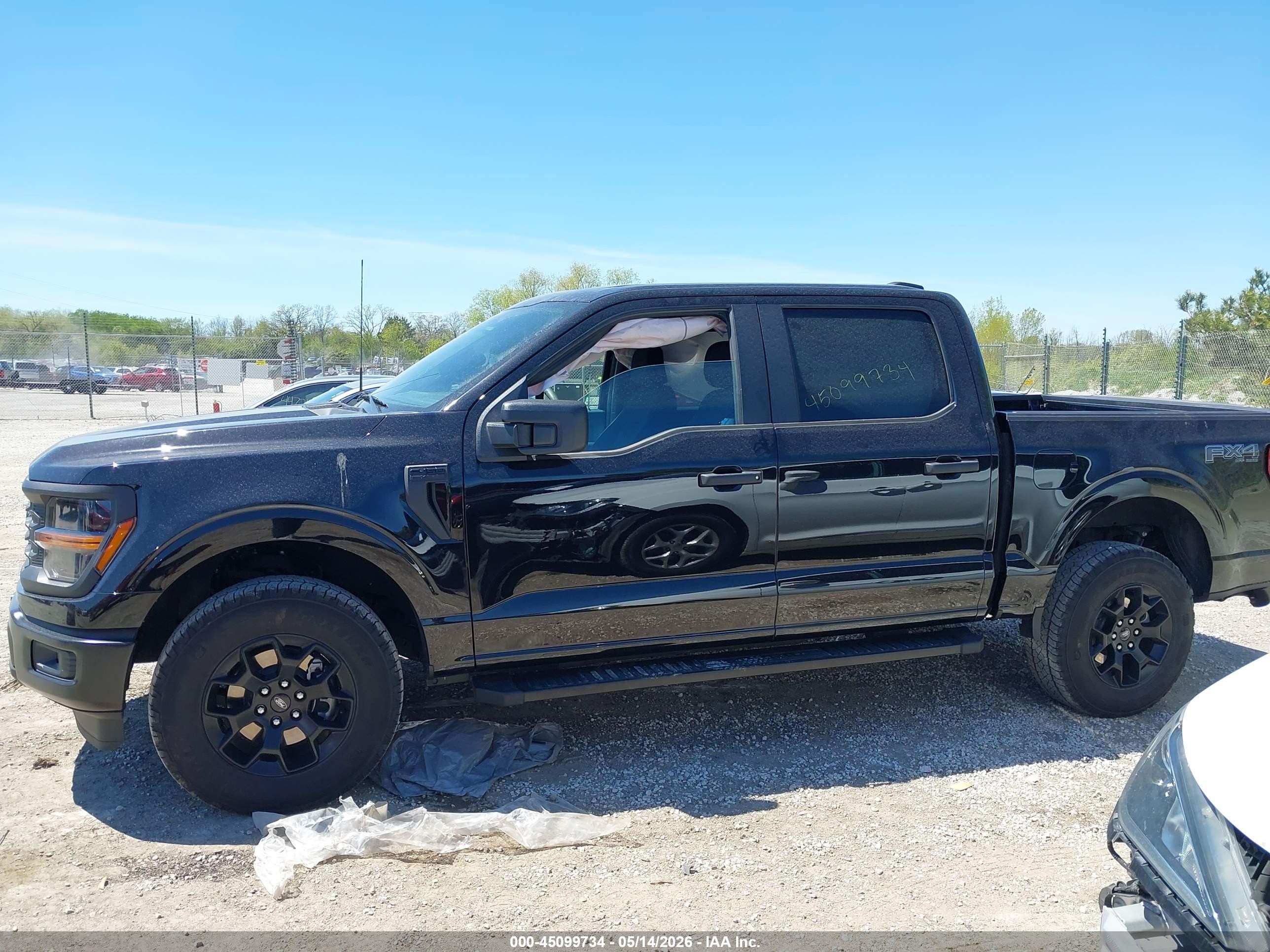 2024 Ford F-150 Stx Black vin: 1FTFW2L52RFA35032