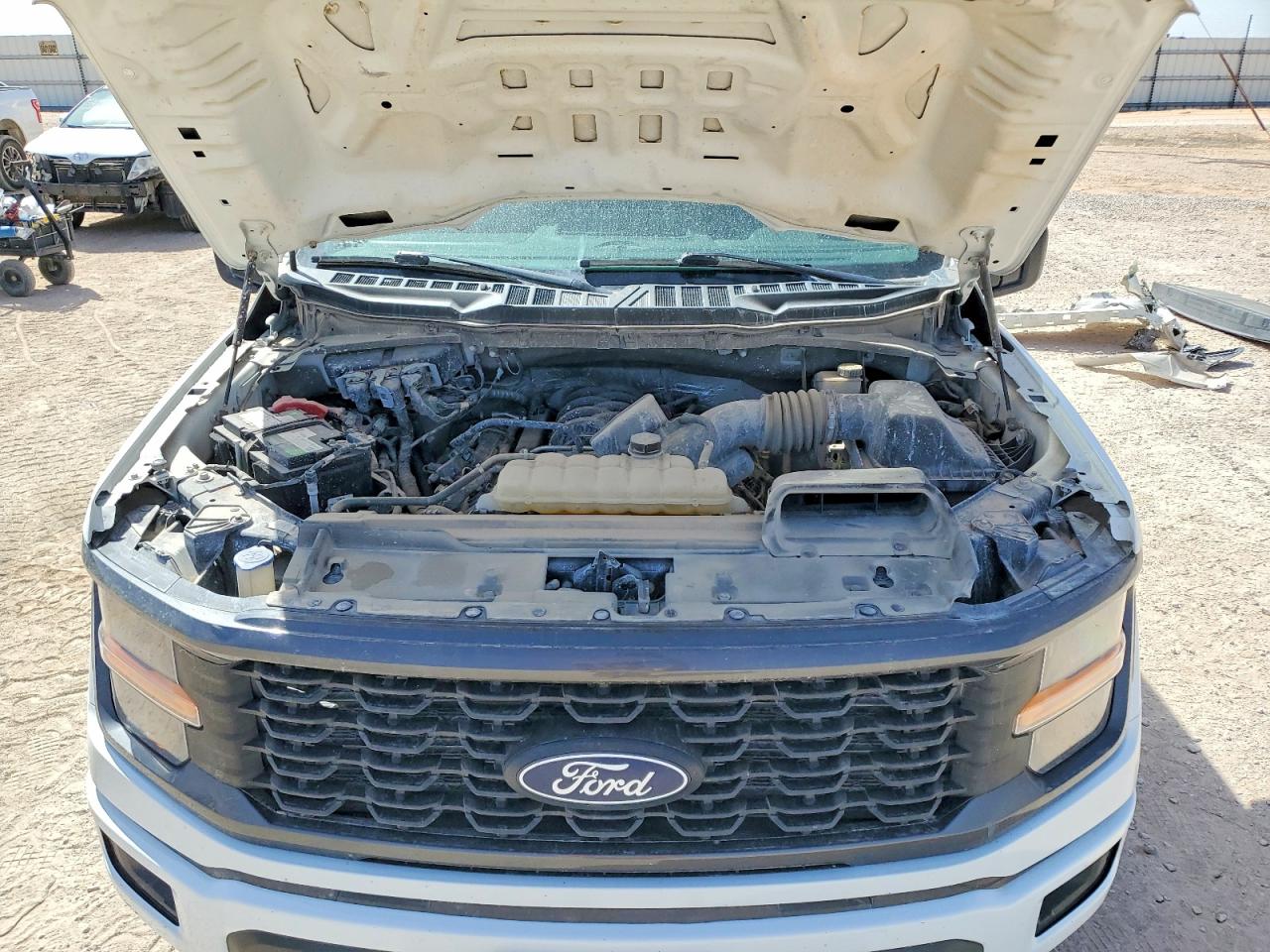 2024 Ford F150 Stx White vin: 1FTFW2L53RKE83500