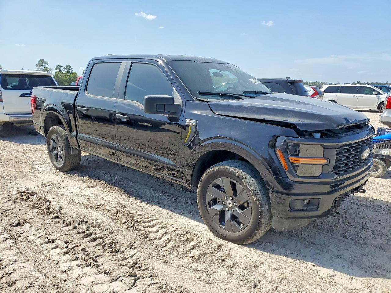 2025 Ford F150 Stx Black vin: 1FTFW2L53SKE78805