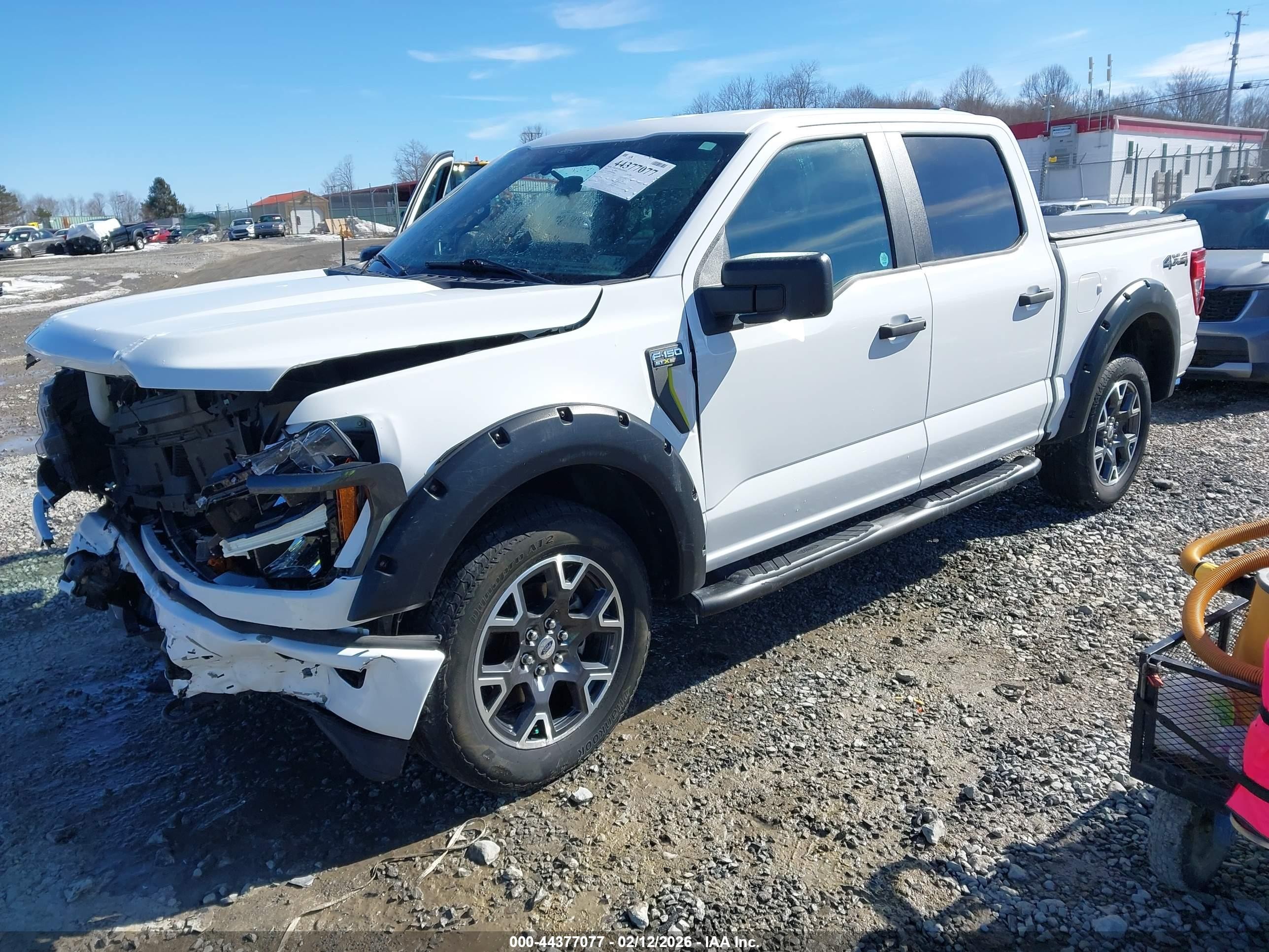 2024 Ford F-150 Stx White vin: 1FTFW2L59RKD95096