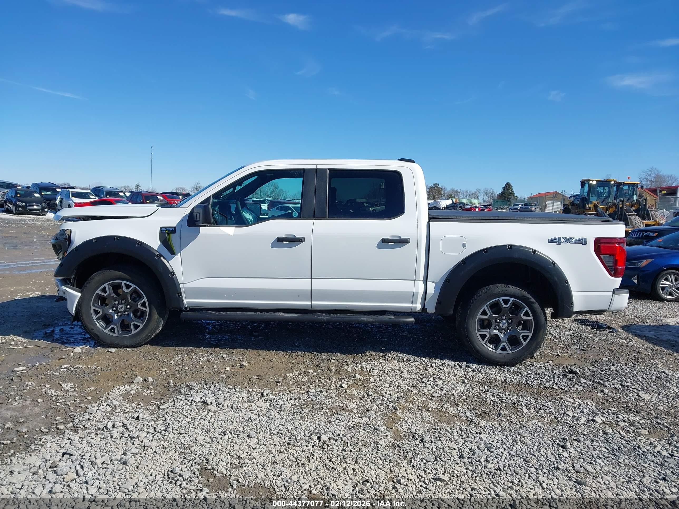 2024 Ford F-150 Stx White vin: 1FTFW2L59RKD95096