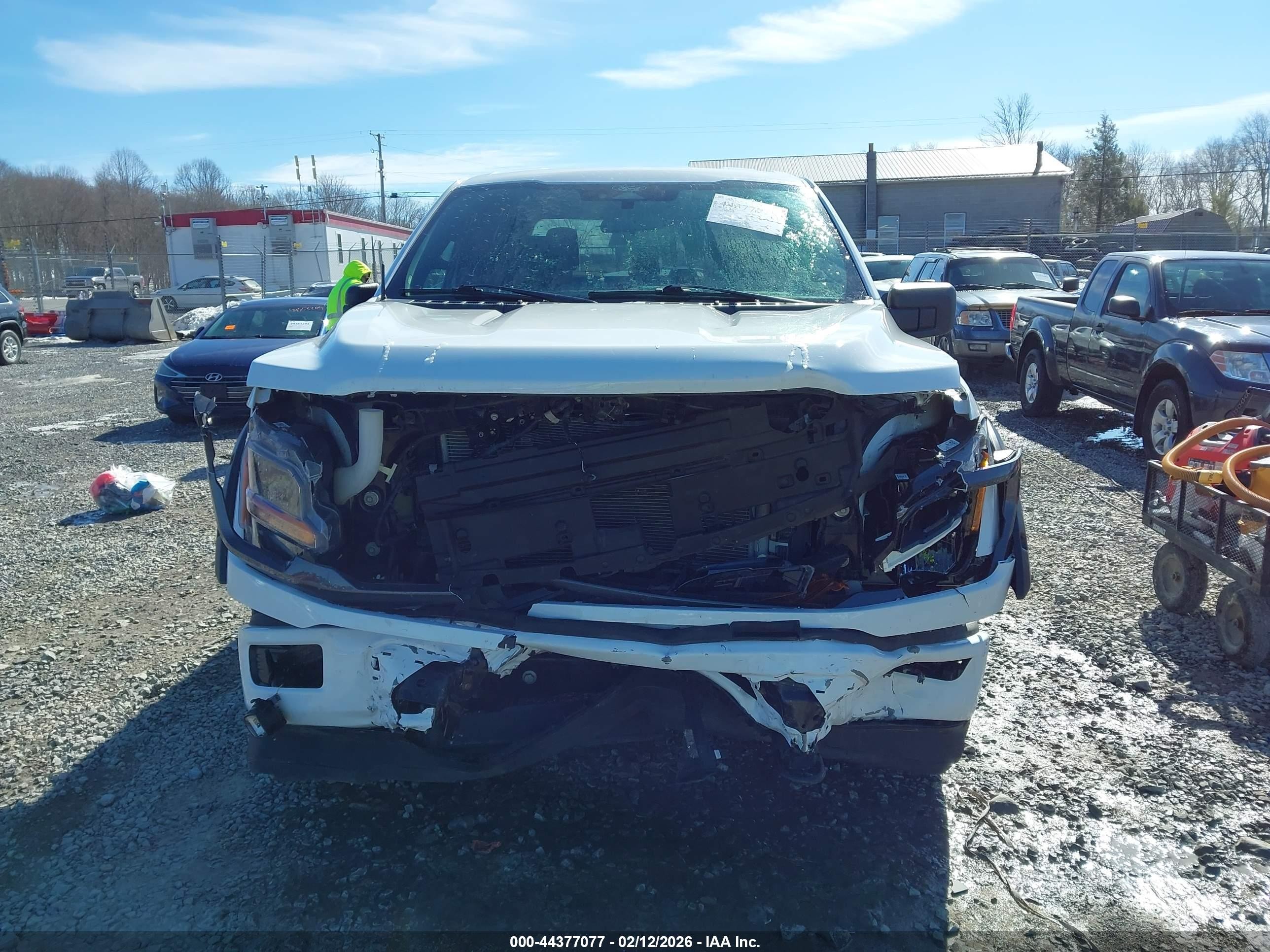 2024 Ford F-150 Stx White vin: 1FTFW2L59RKD95096