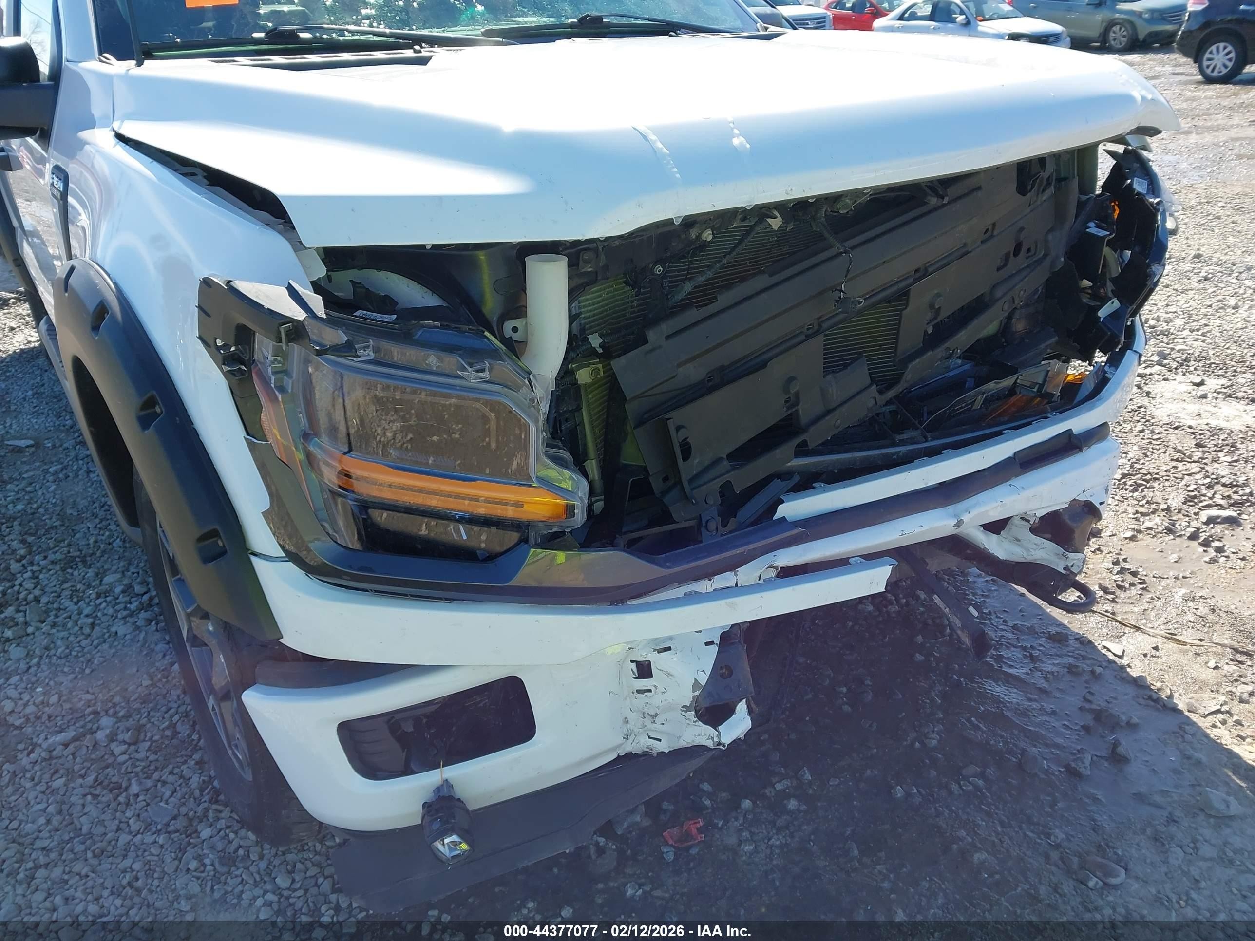 2024 Ford F-150 Stx White vin: 1FTFW2L59RKD95096