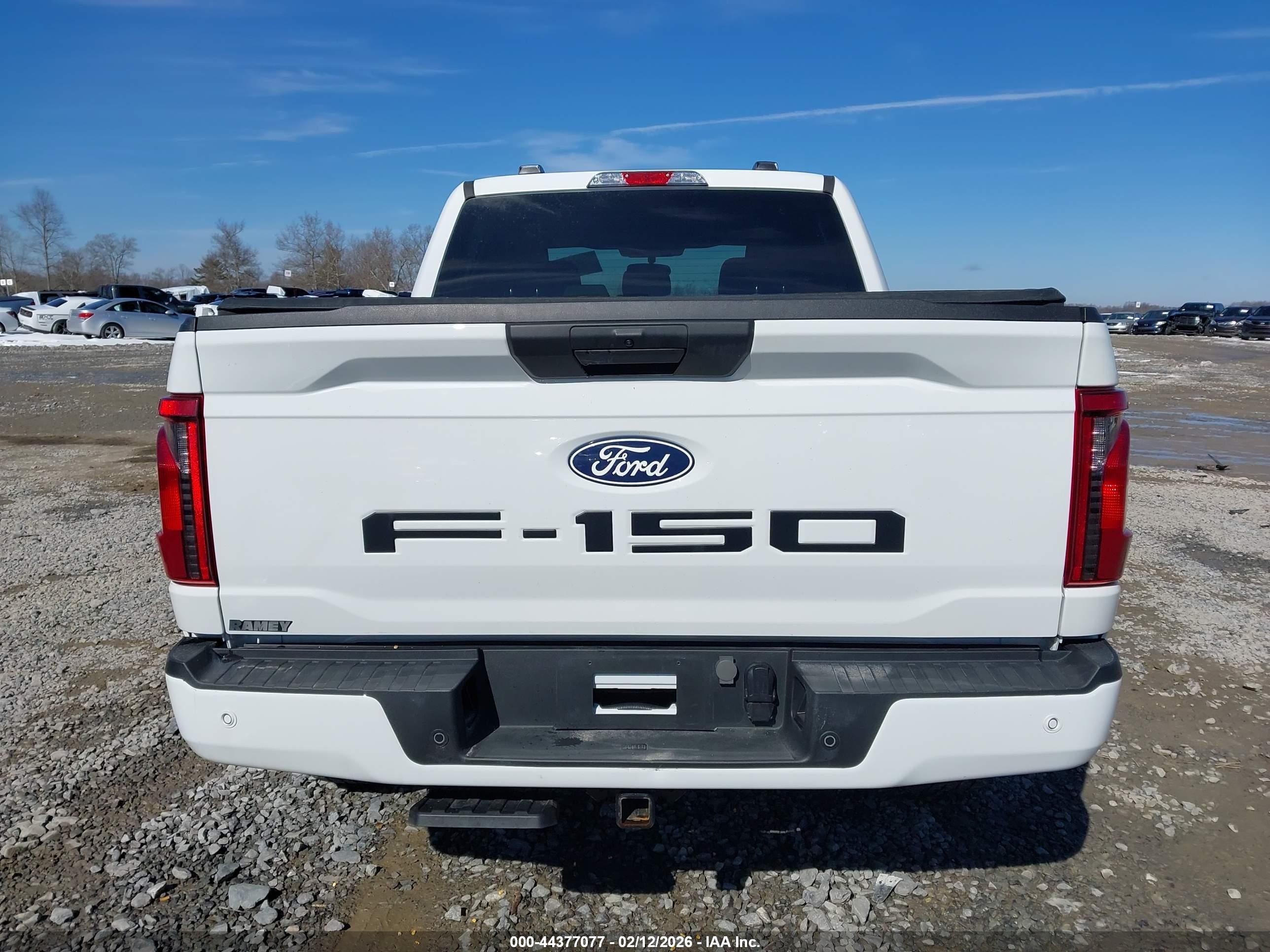 2024 Ford F-150 Stx White vin: 1FTFW2L59RKD95096
