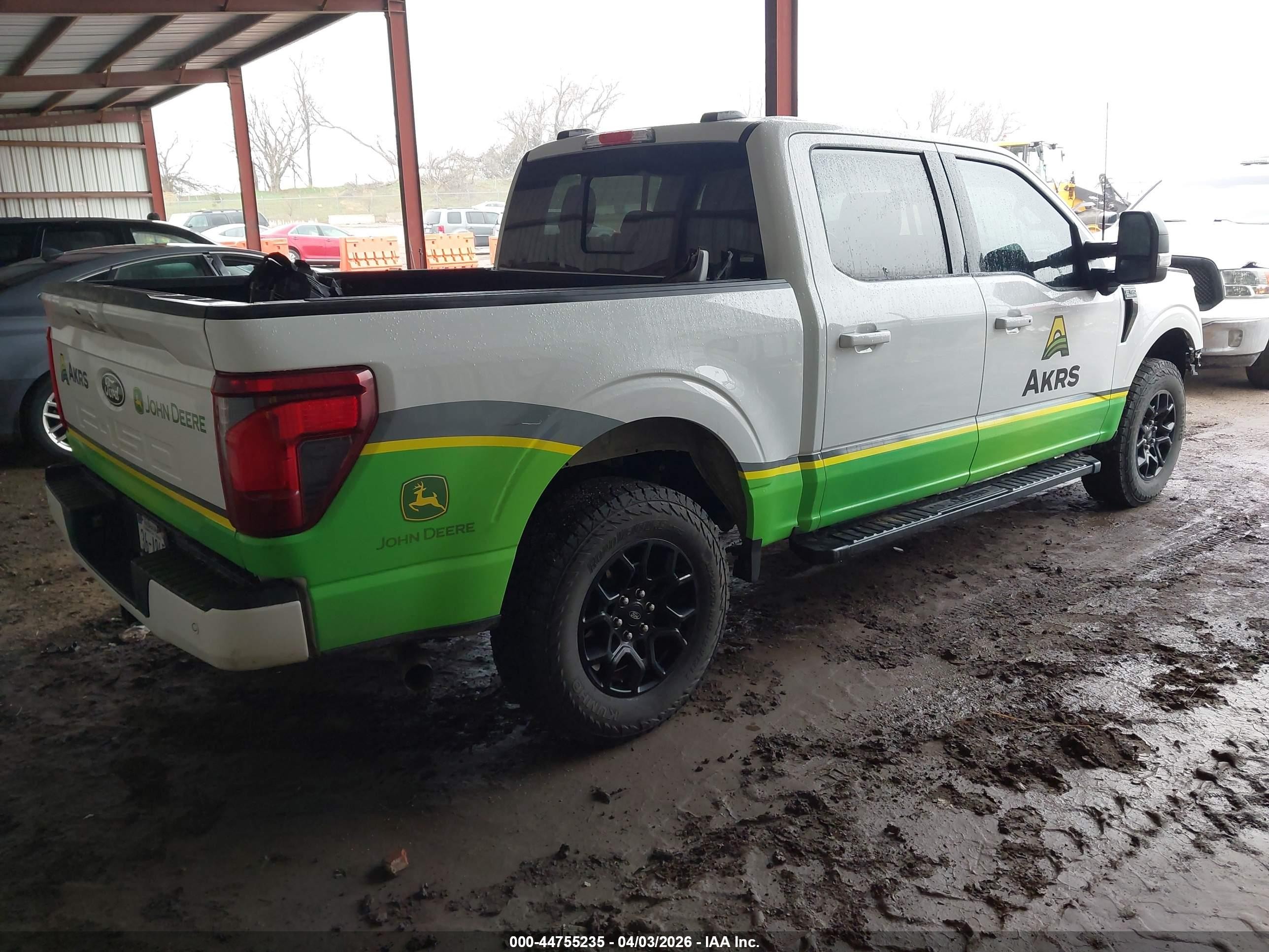 2024 Ford F-150 Xlt White vin: 1FTFW3L50RKD61800