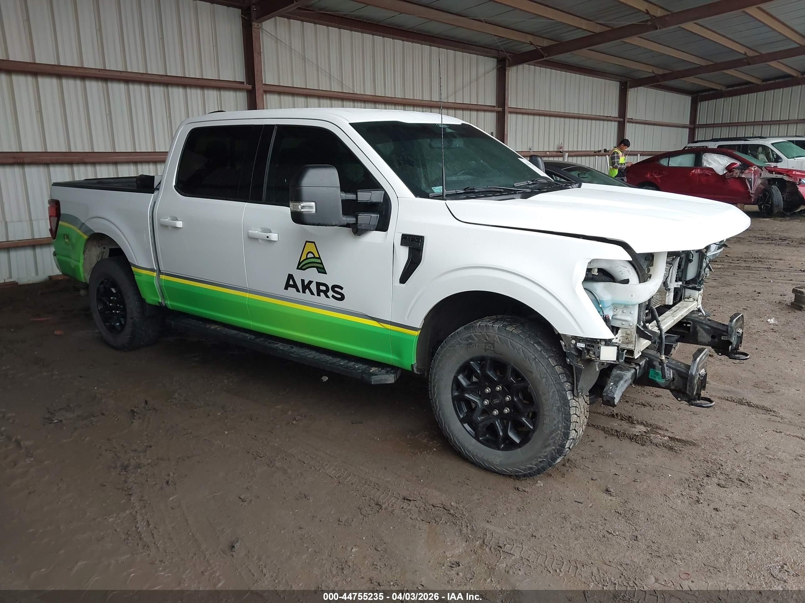 2024 Ford F-150 Xlt White vin: 1FTFW3L50RKD61800