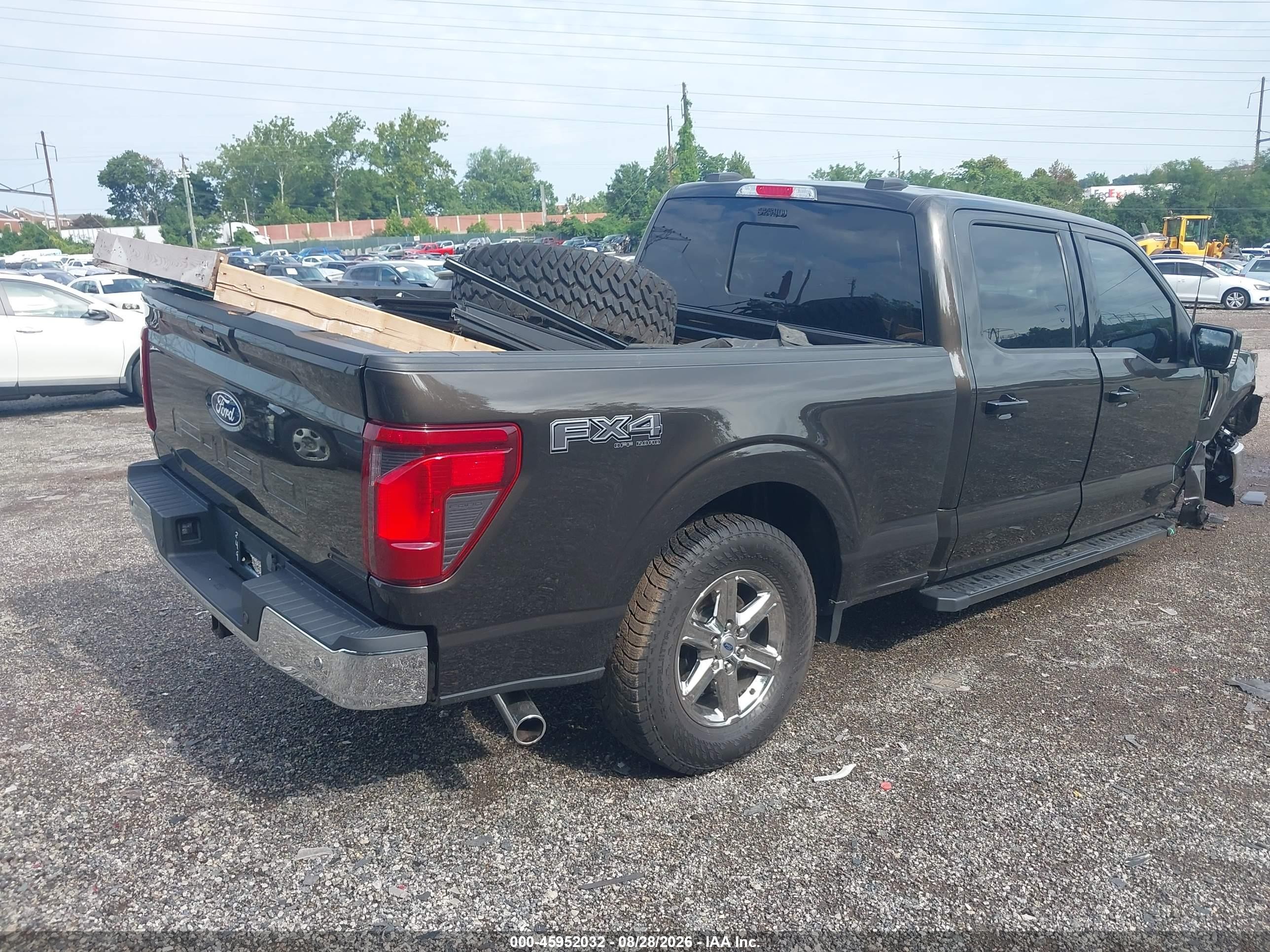 2024 Ford F-150 Xlt Black vin: 1FTFW3L80RFA01249