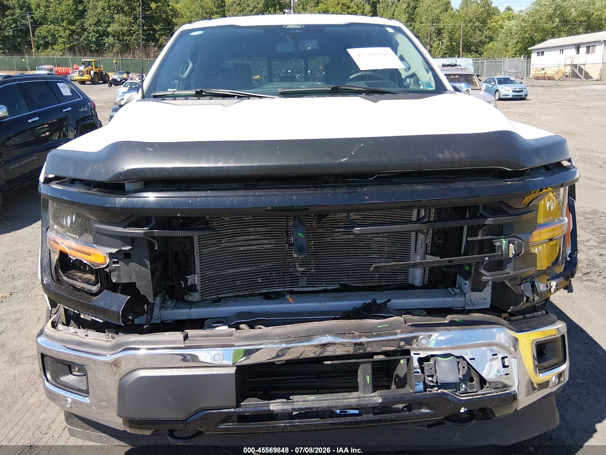 2024 Ford F-150 Xlt Белый vin: 1FTFW3L81RKF52474