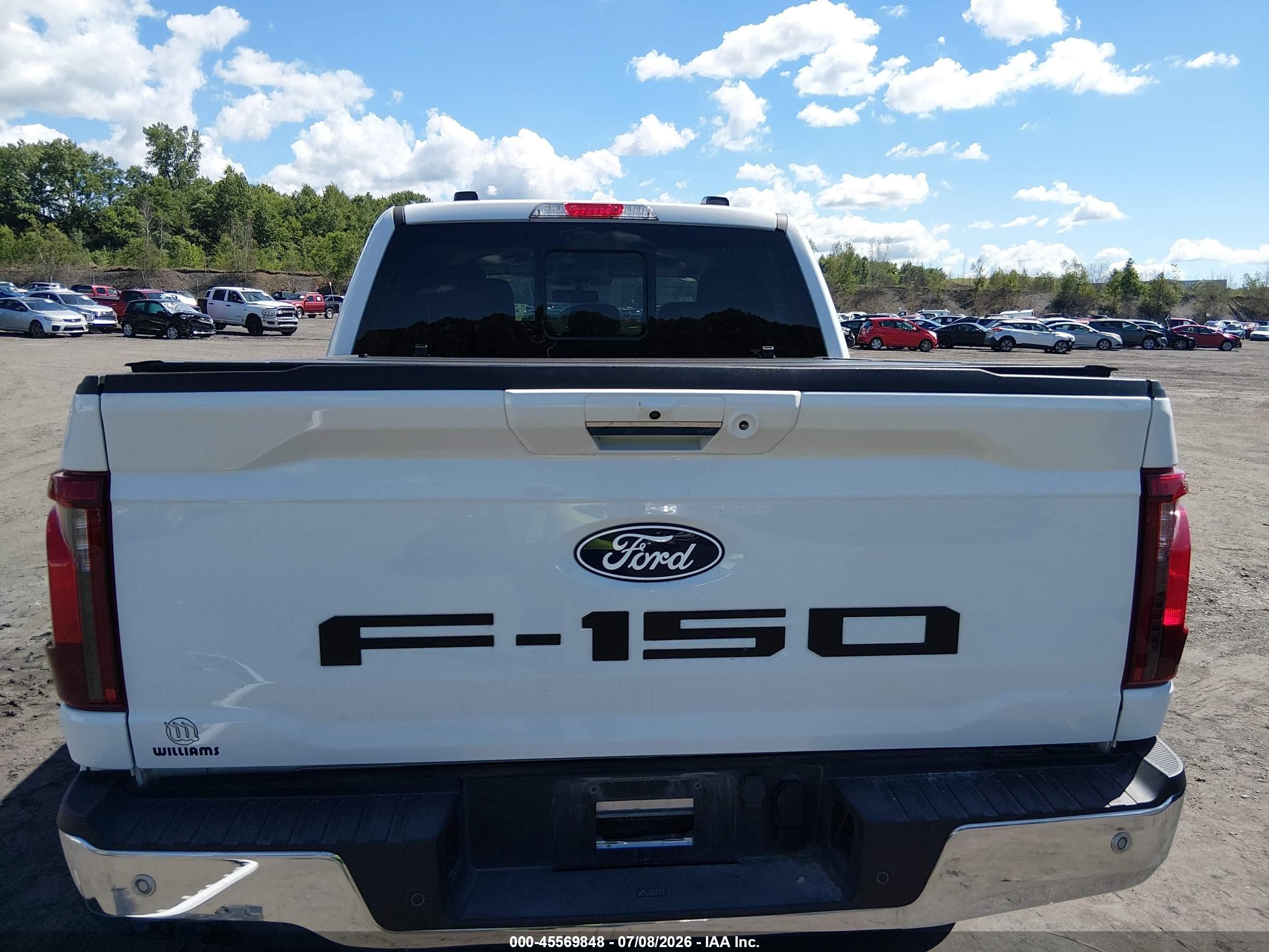 2024 Ford F-150 Xlt Белый vin: 1FTFW3L81RKF52474