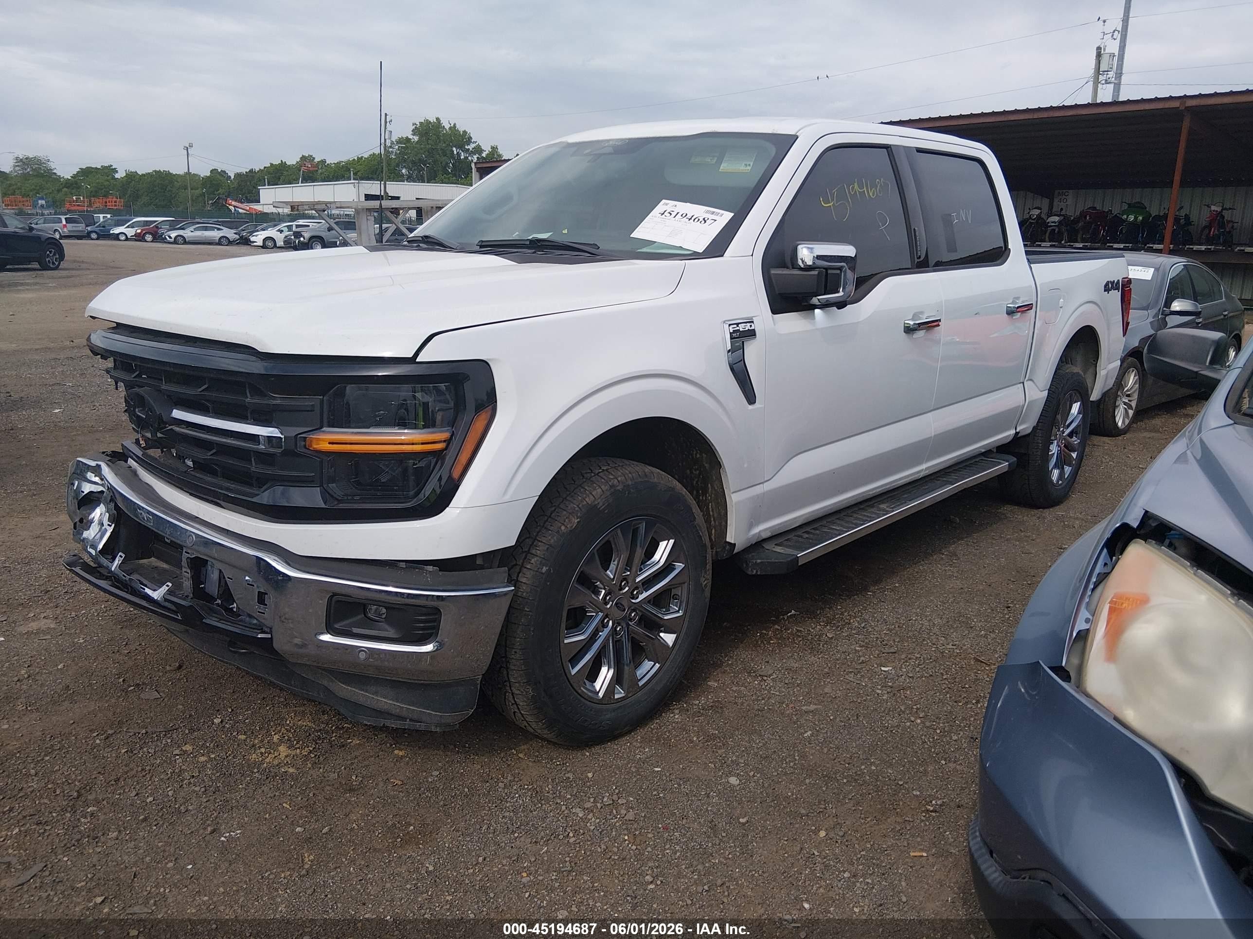 2024 Ford F-150 Xlt Белый vin: 1FTFW3L82RFB31081