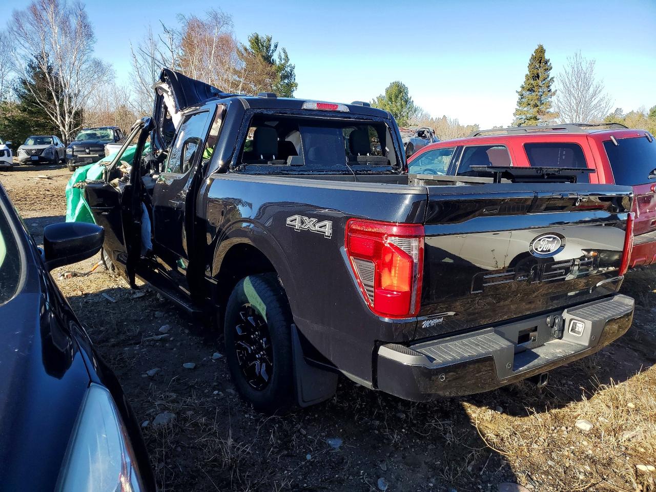 2025 Ford F150 Xlt Черный vin: 1FTFW3L82SKE41373