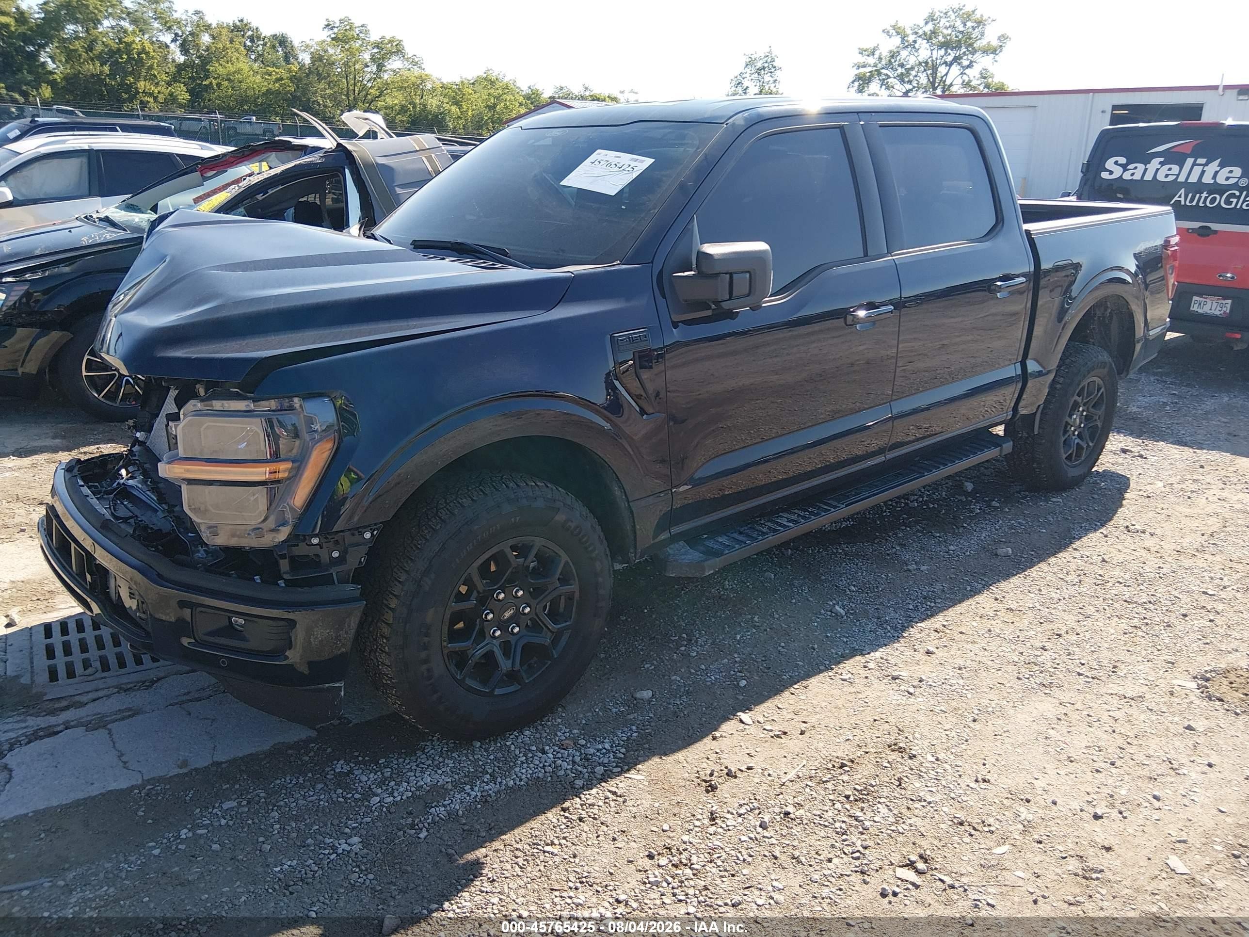 2025 Ford F-150 Xlt Black vin: 1FTFW3L85SKE23613