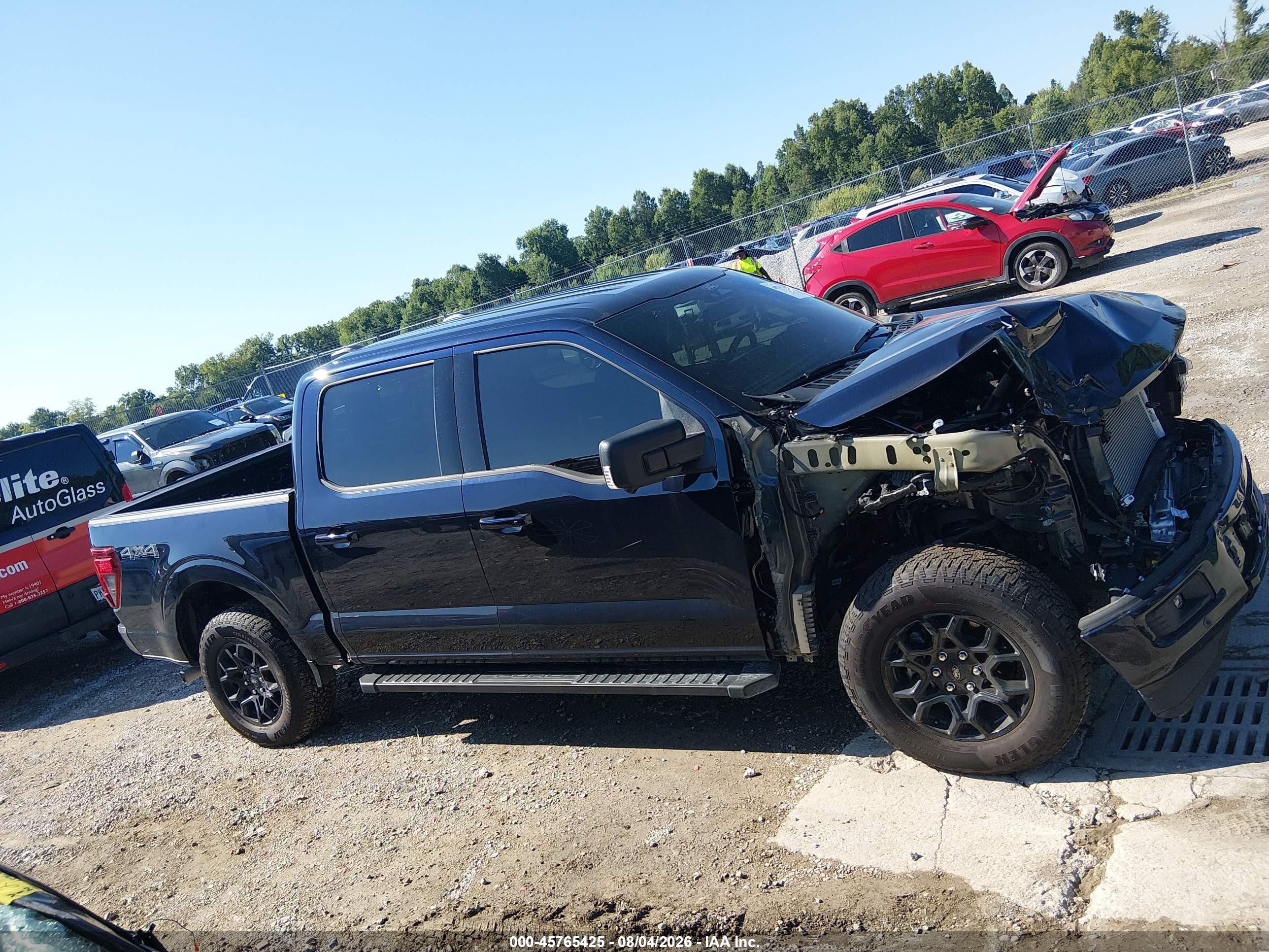 2025 Ford F-150 Xlt Black vin: 1FTFW3L85SKE23613