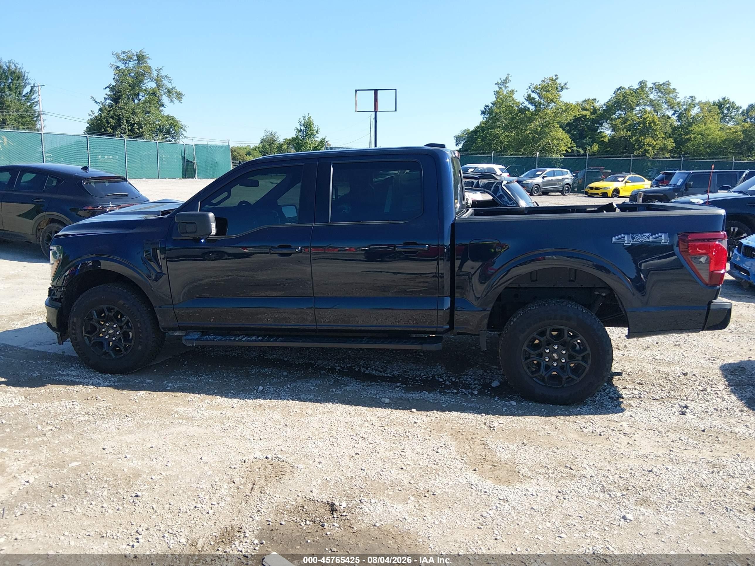 2025 Ford F-150 Xlt Black vin: 1FTFW3L85SKE23613