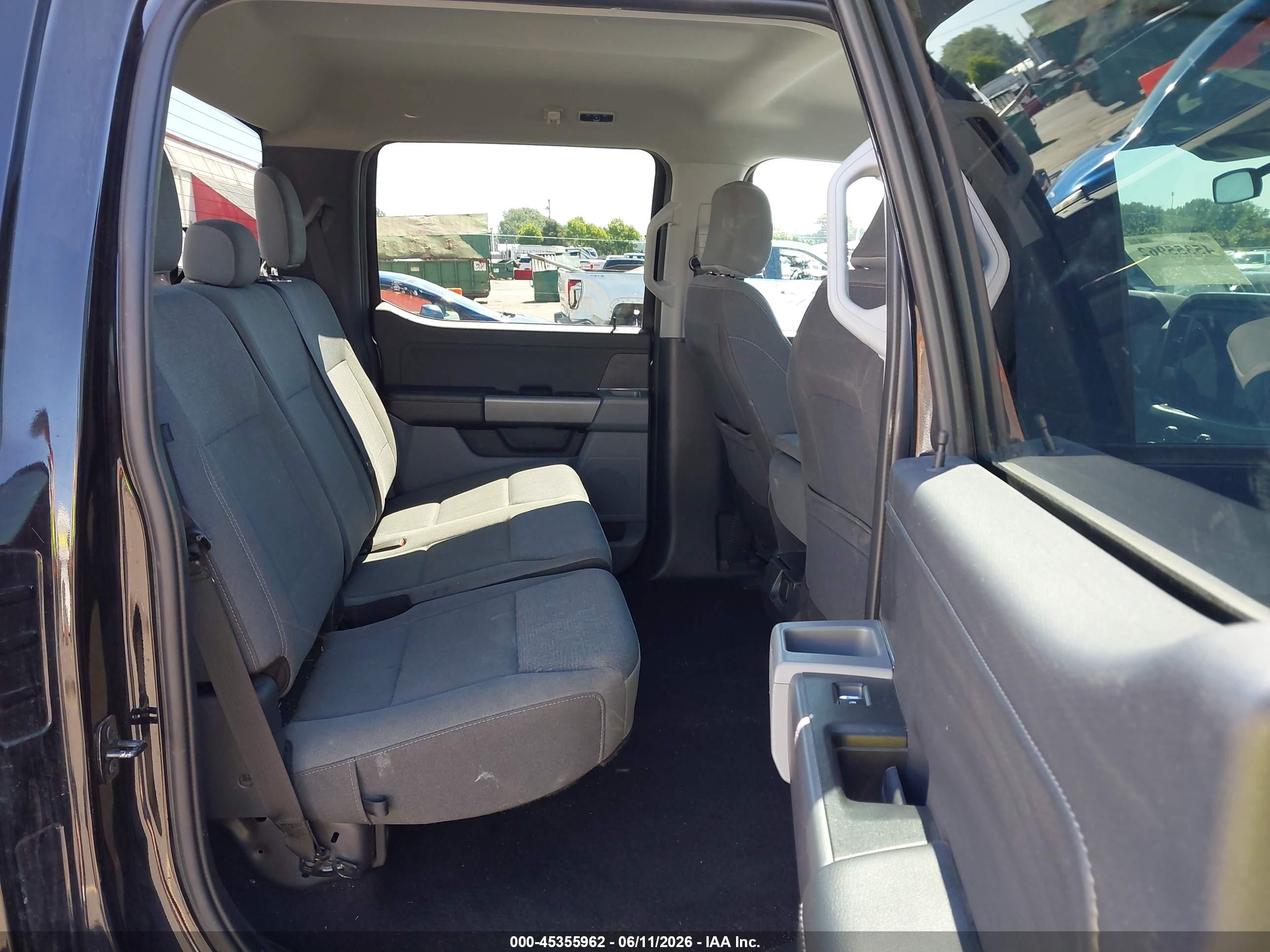2025 Ford F-150 Xlt Black vin: 1FTFW3L88SKE01525