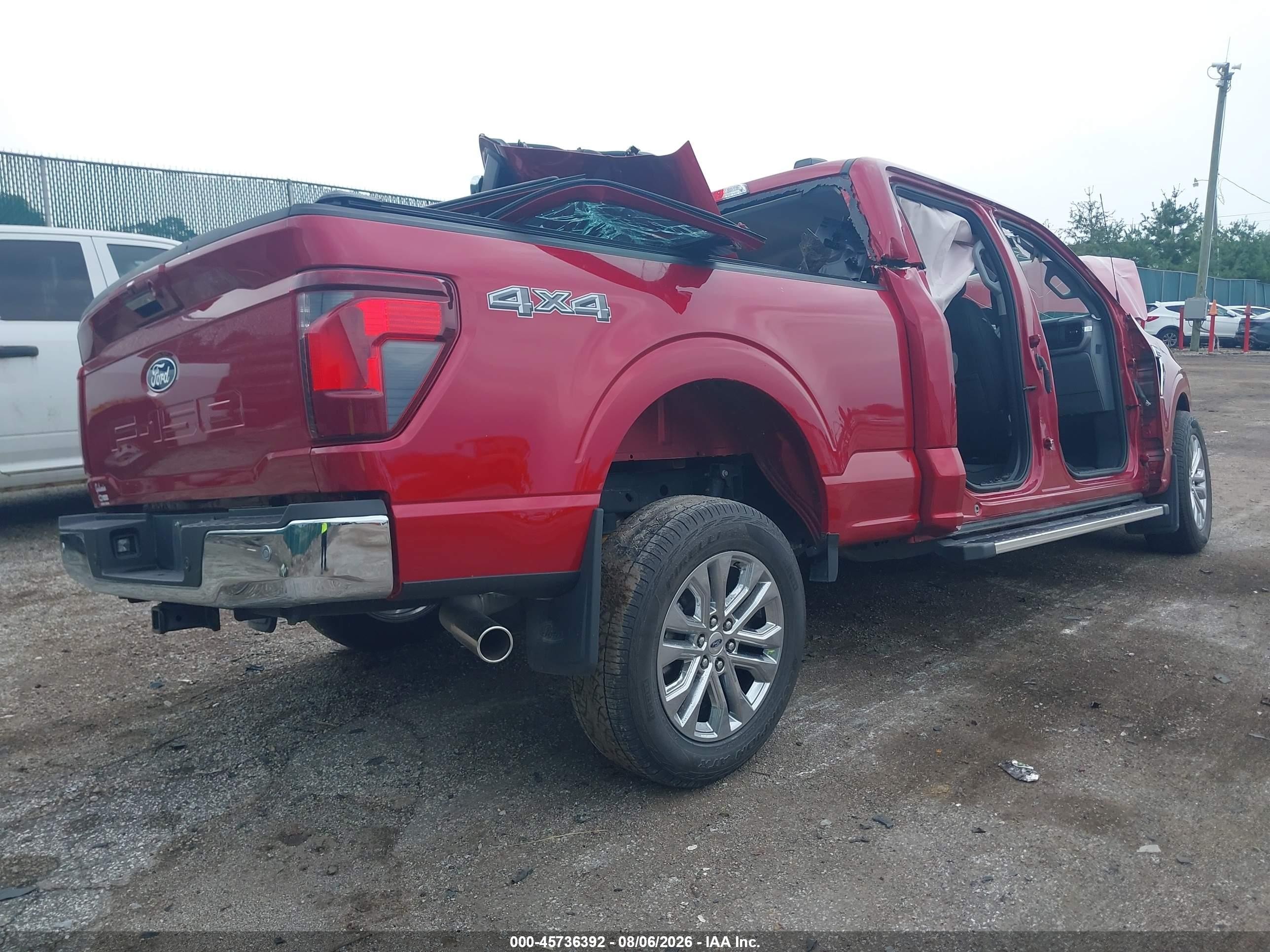 2024 Ford F-150 Xlt Красный vin: 1FTFW3L8XRKF33373