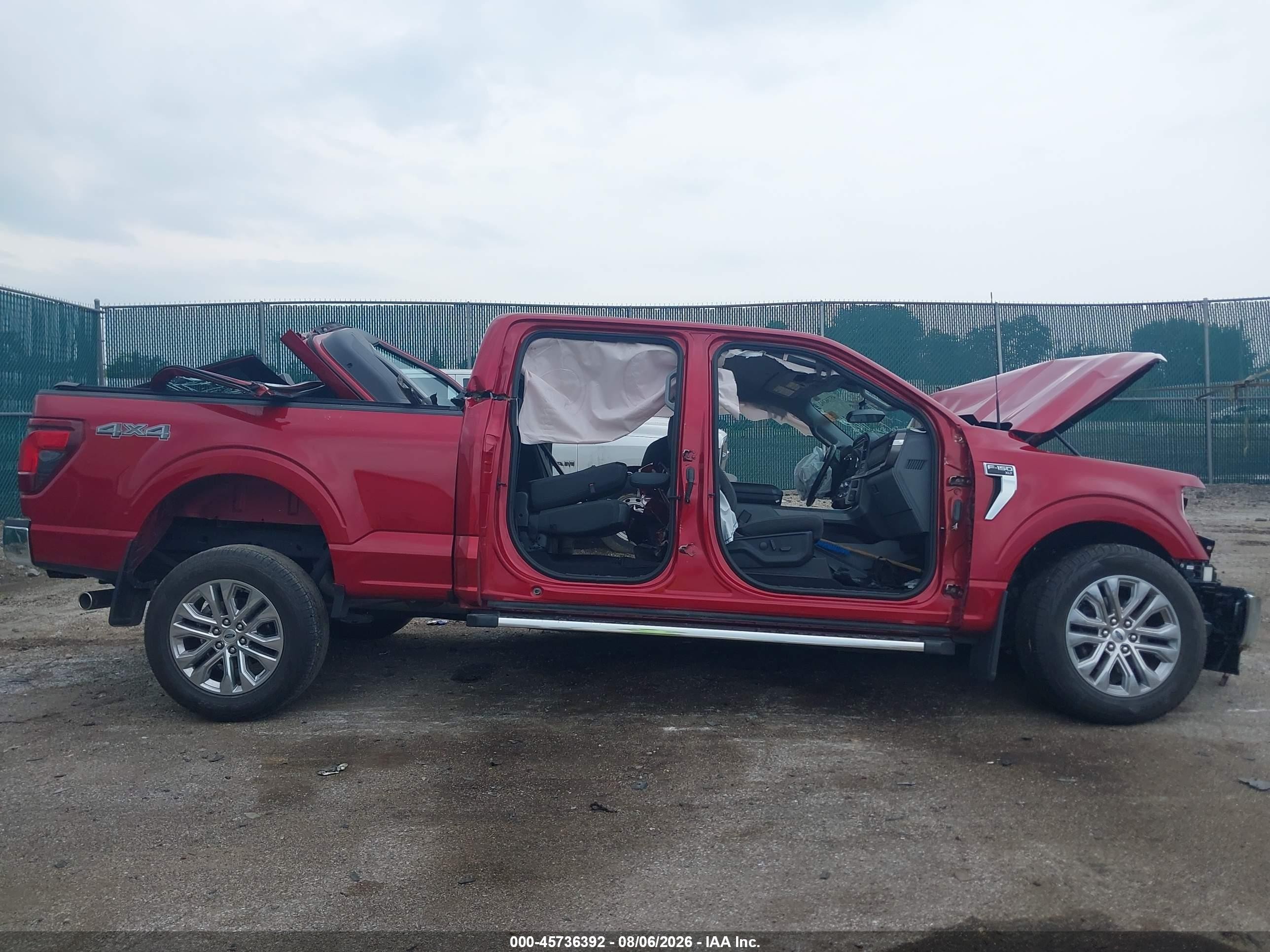 2024 Ford F-150 Xlt Красный vin: 1FTFW3L8XRKF33373