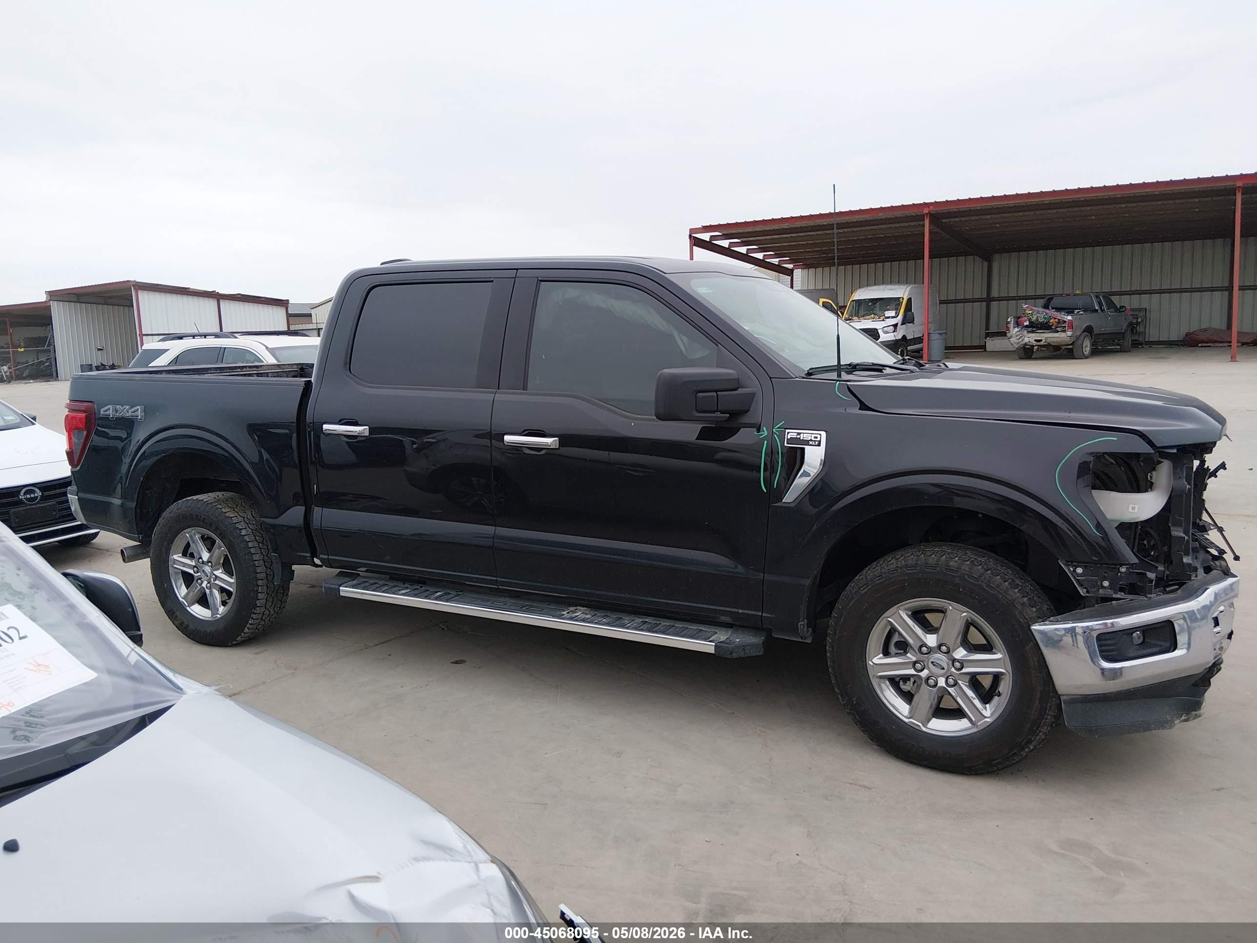 2025 Ford F-150 Xlt Черный vin: 1FTFW3L8XSKE27284
